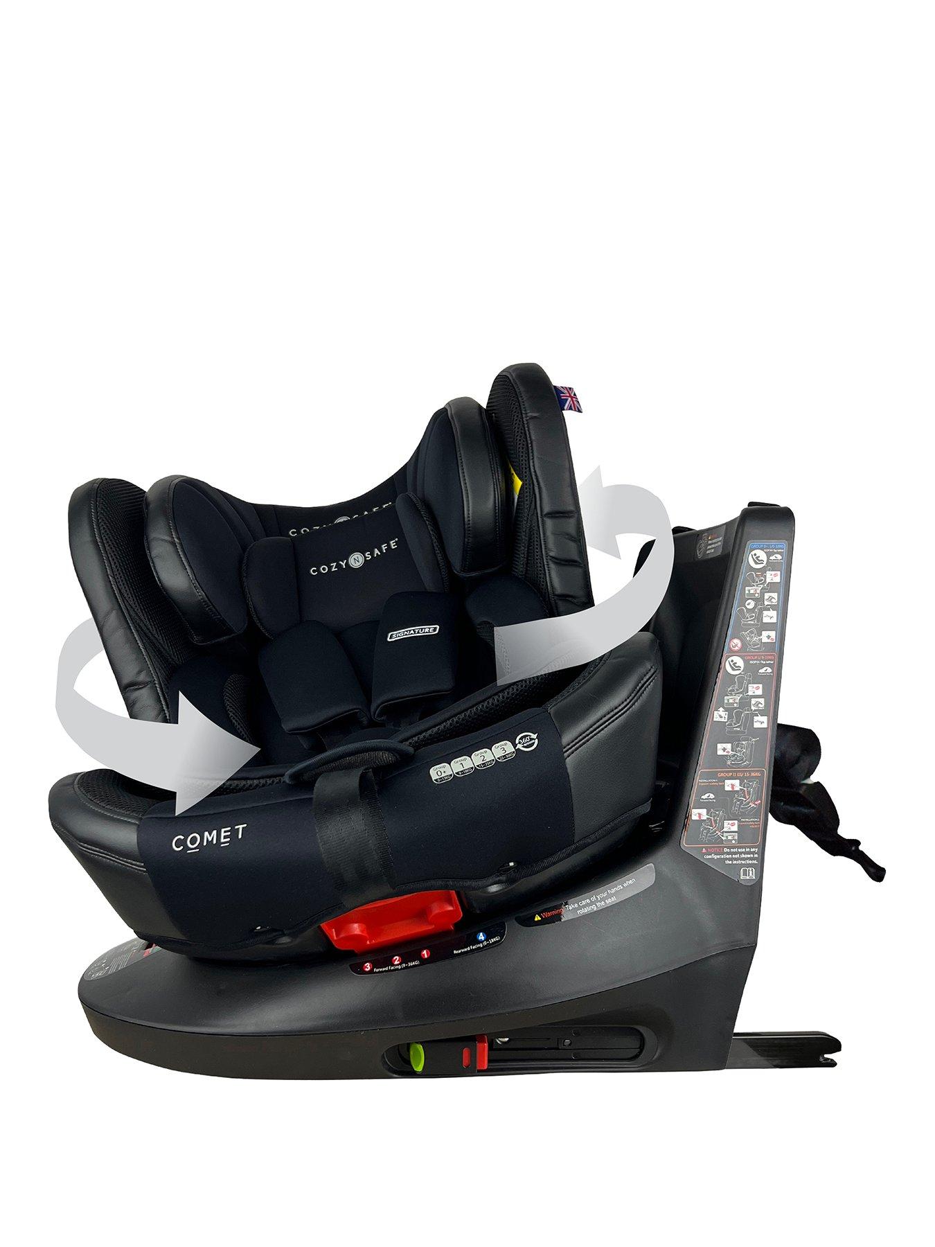 Cozy N Safe Comet 360° Group 0+/1/2/3 (Birth - 36kg) Rotation Car Seat - Onyx