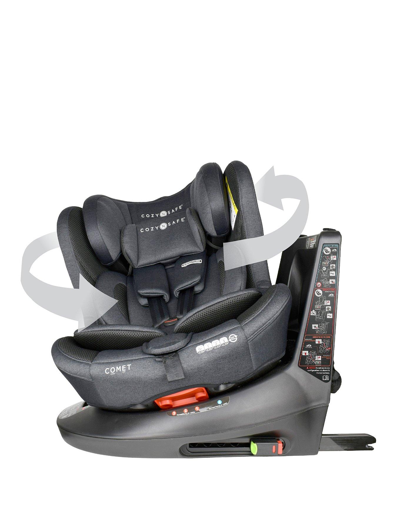 Cozy N Safe Comet 360° Group 0+/1/2/3 (Birth - 36kg) Rotation car Seat - Graphite