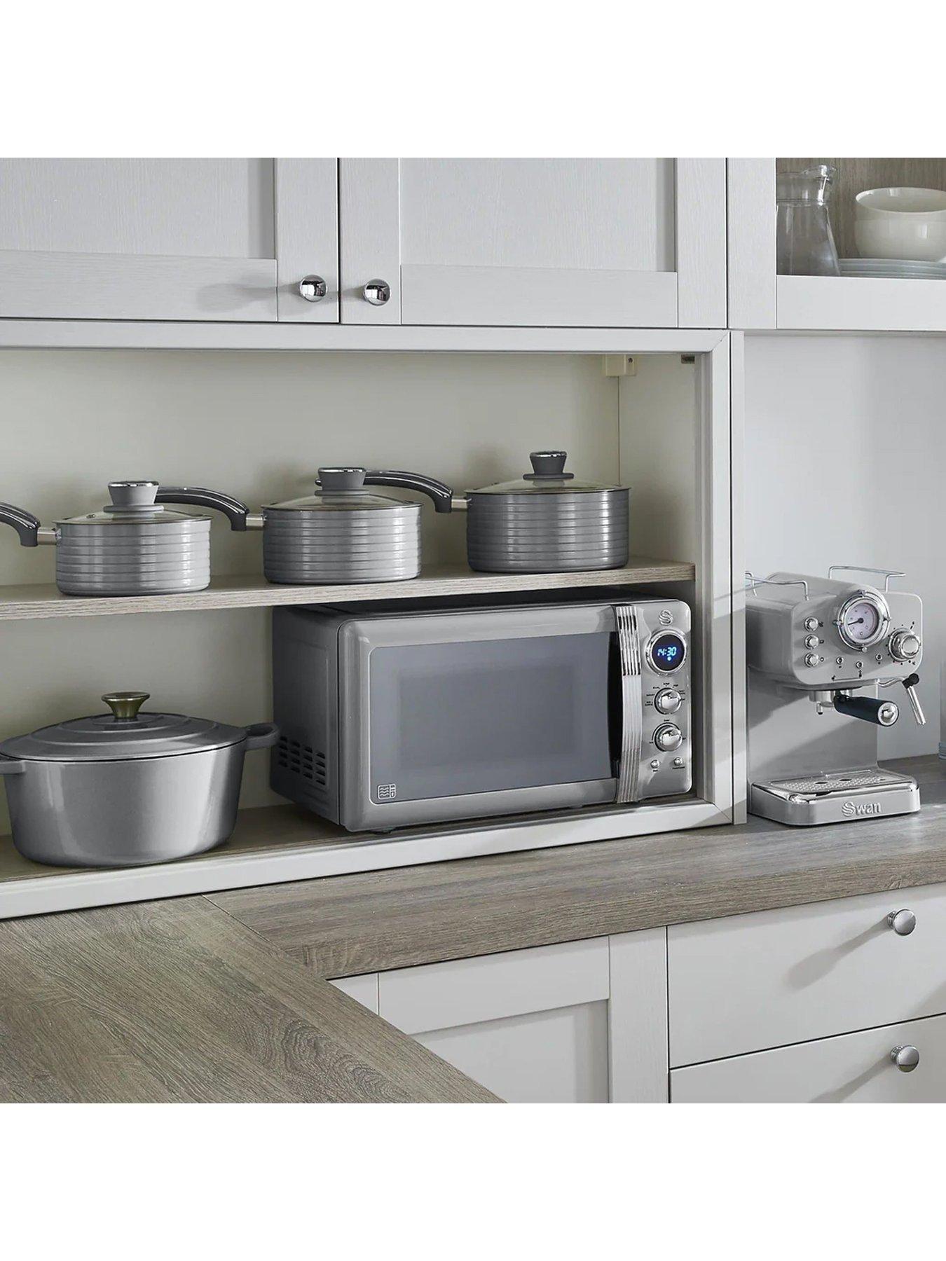 Image 4 of 4 of Swan Retro 3 Piece Saucepan Set