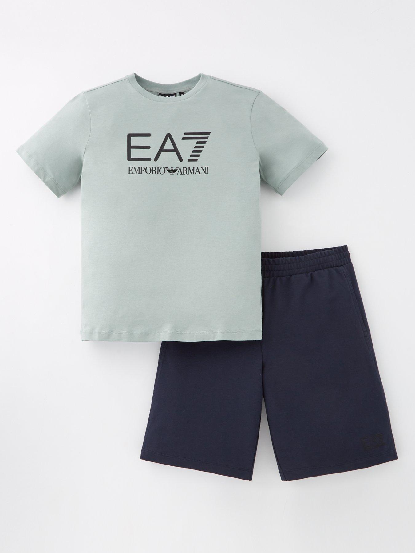 undefined Boys Visability T-Shirt And Jog Shorts Set - Multi