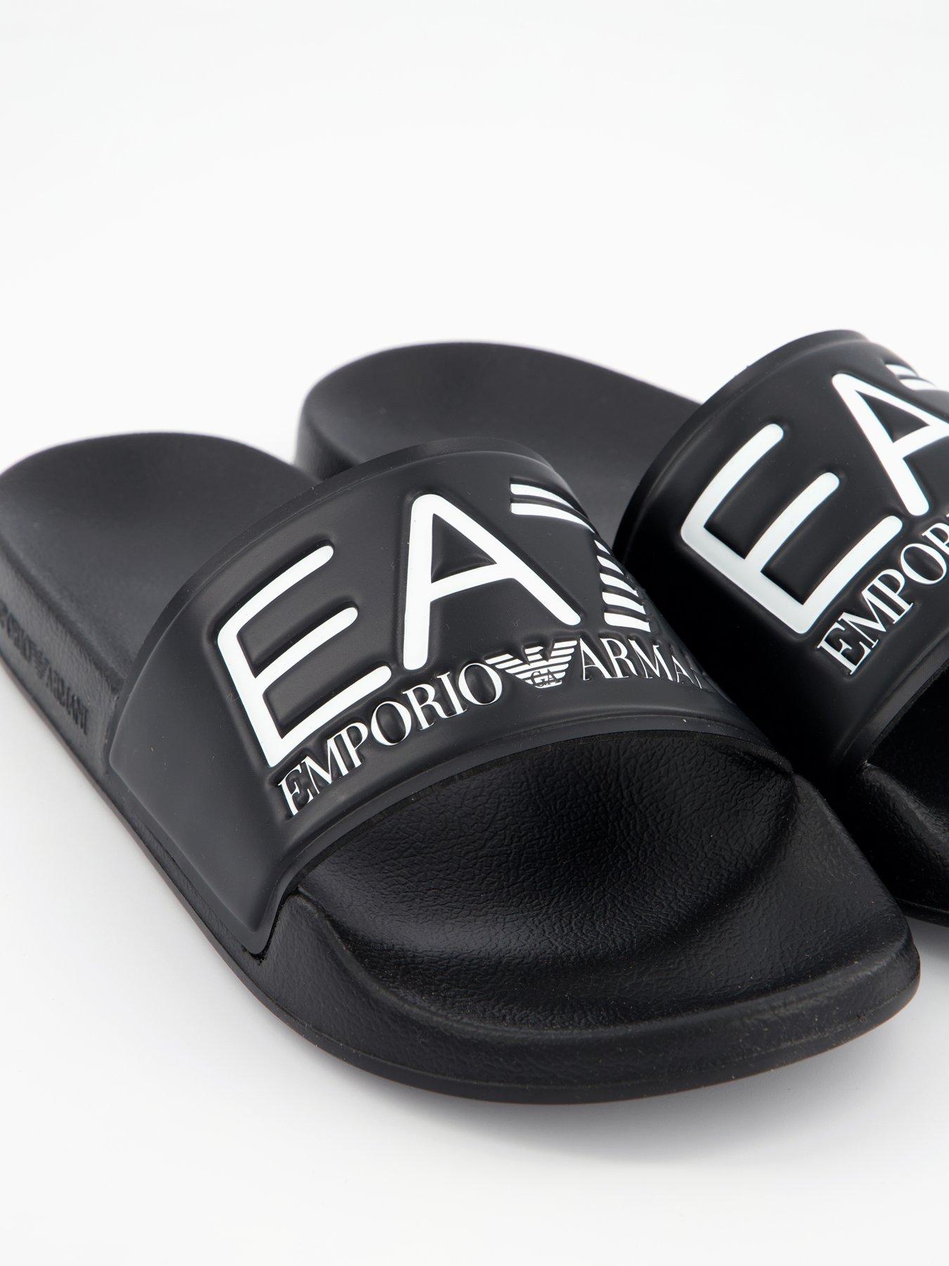 Image 5 of 6 of EA7 Emporio Armani Boys Visability Sliders - Black