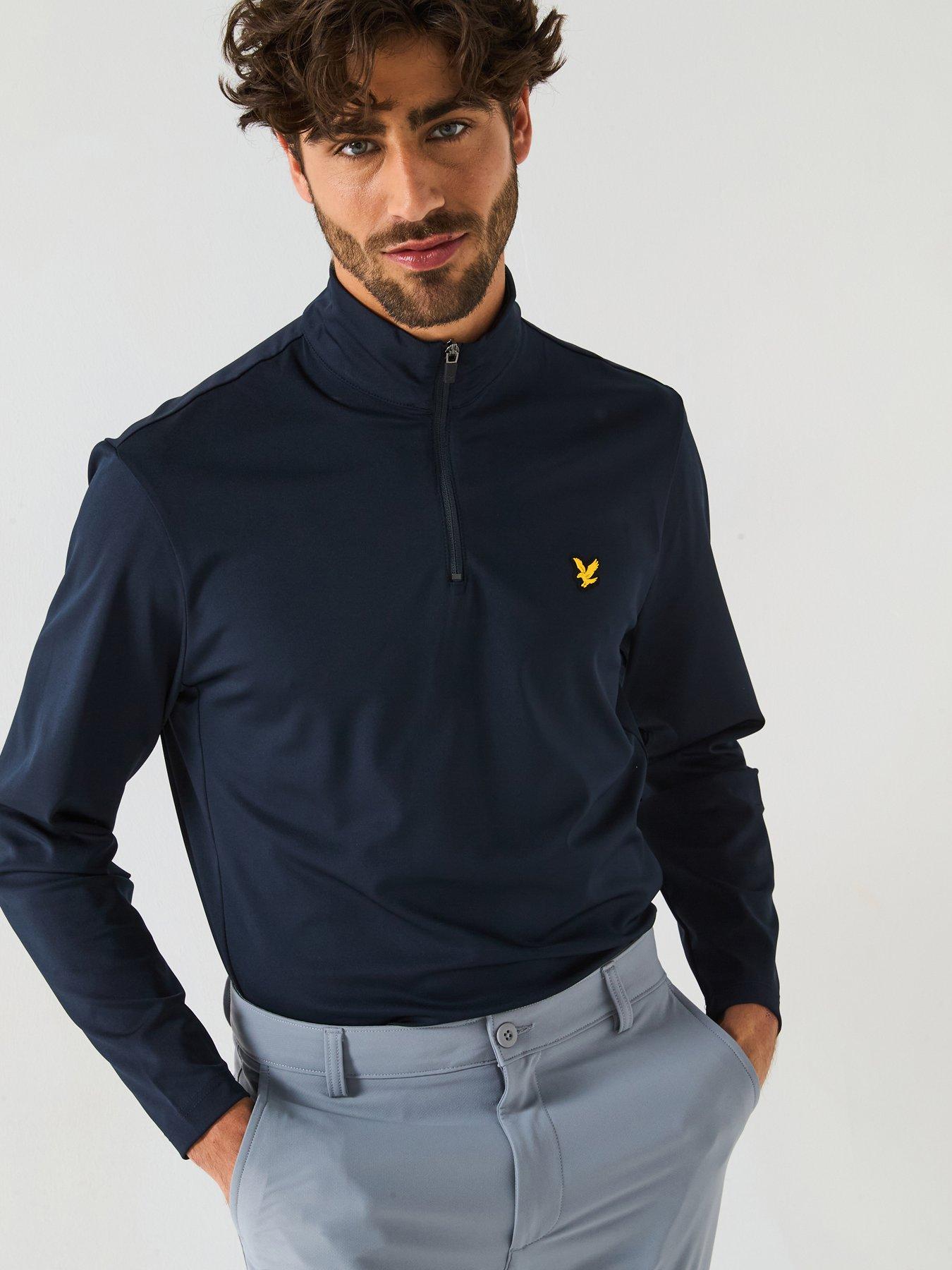 undefined Mens Golf Course Midlayer-navy