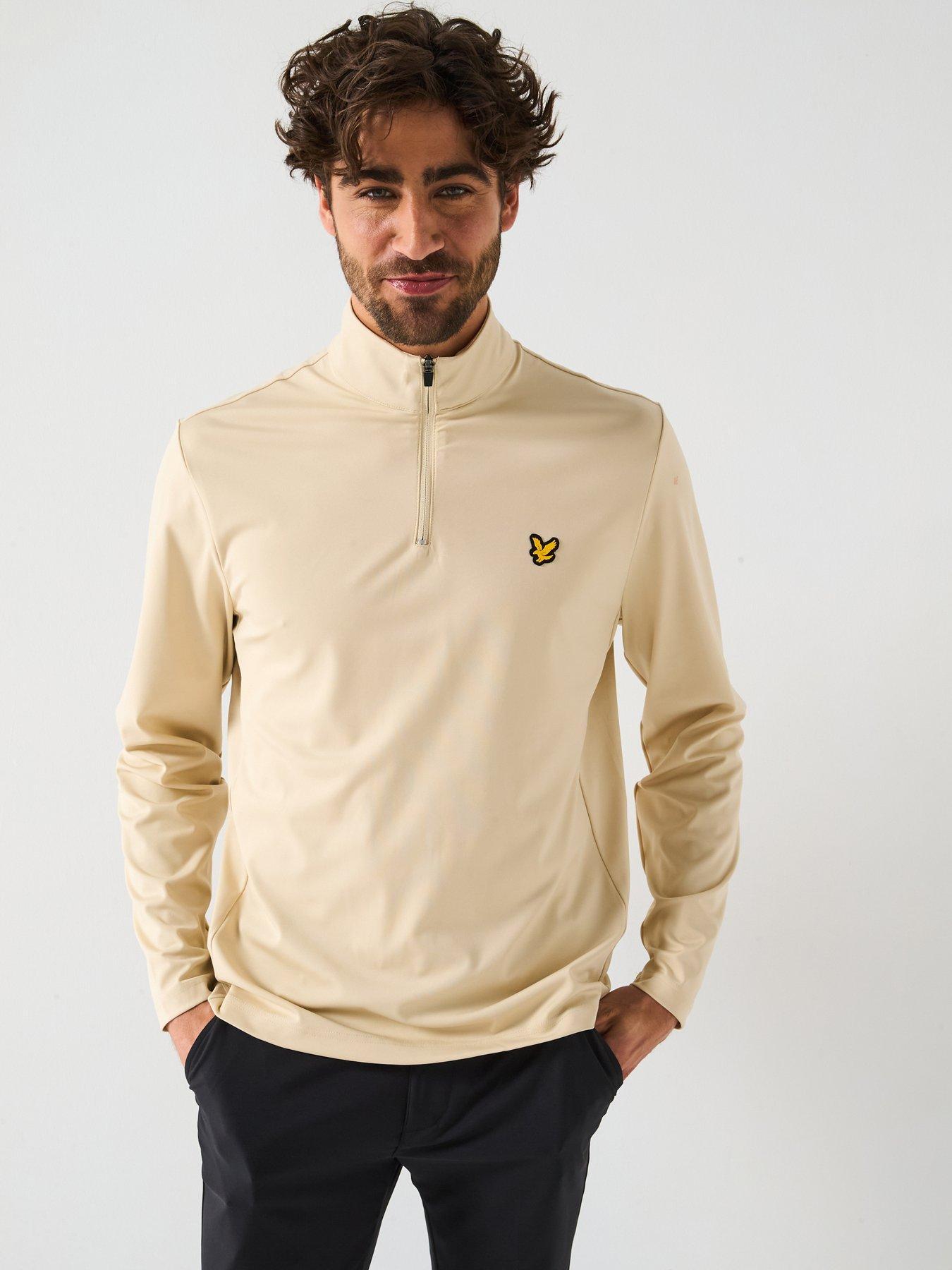 undefined Mens Golf Course Midlayer-sesame