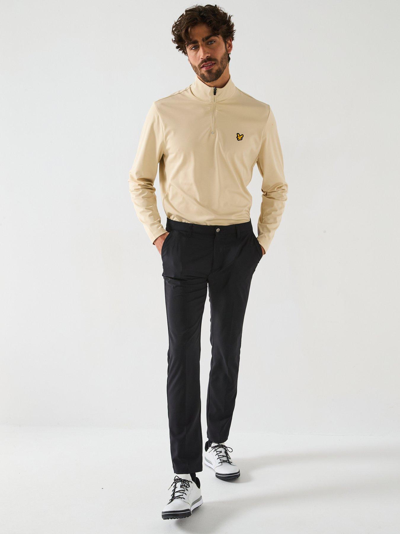Image 3 of 6 of Lyle & Scott Mens Golf Course Midlayer-sesame