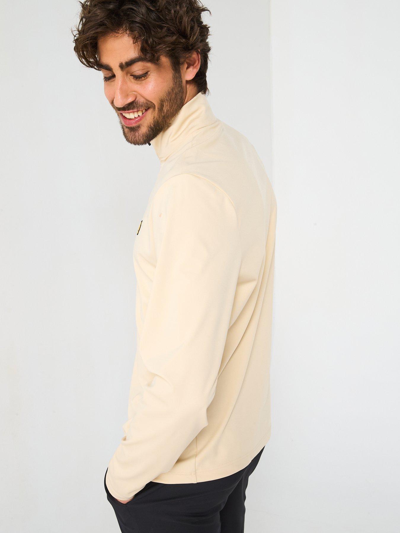 Image 6 of 6 of Lyle & Scott Mens Golf Course Midlayer-sesame
