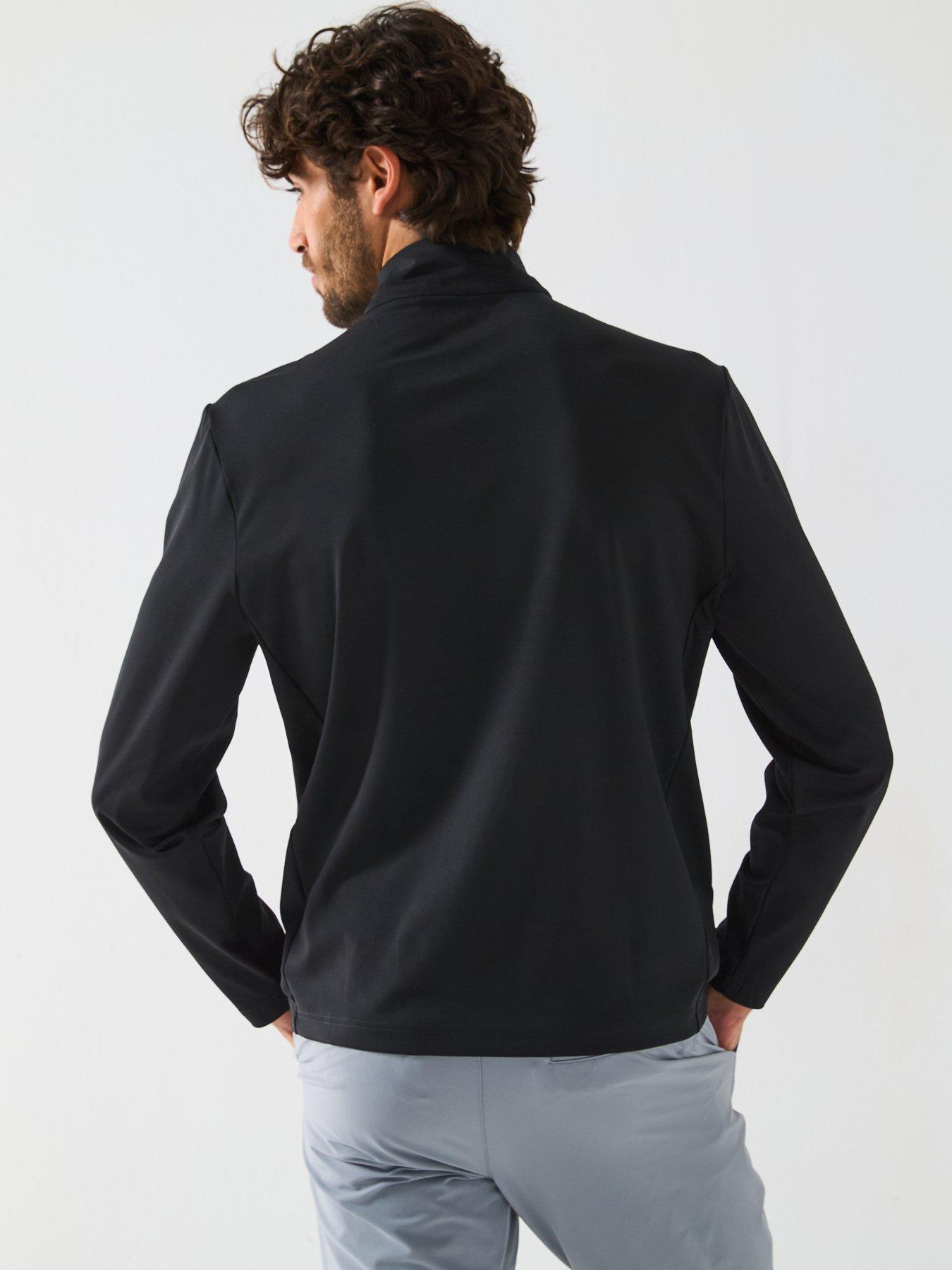 Image 2 of 6 of Lyle & Scott Mens Golf Course Midlayer - Black