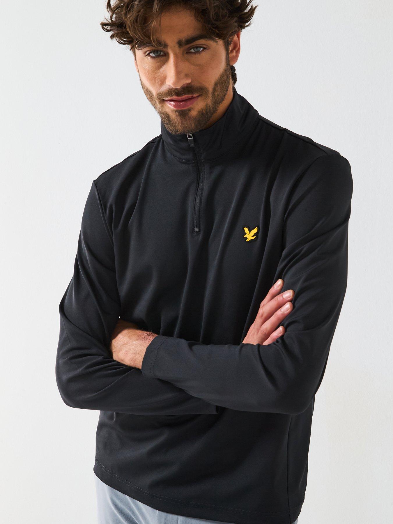 Image 5 of 6 of Lyle & Scott Mens Golf Course Midlayer - Black