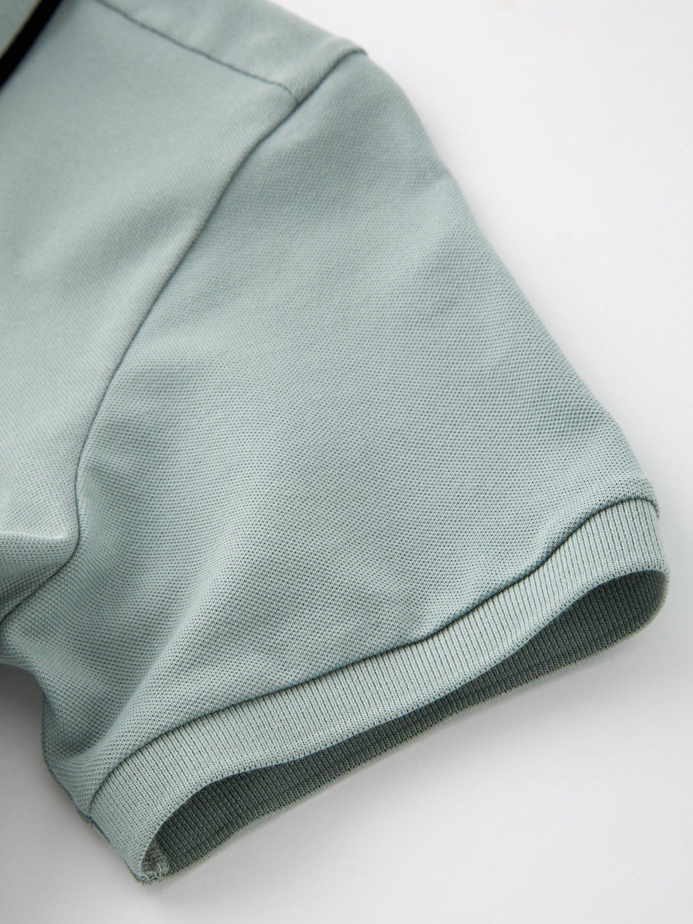 Image 5 of 5 of EA7 Emporio Armani Boys Core Id Pique Short Sleeve Polo Shirt - Green