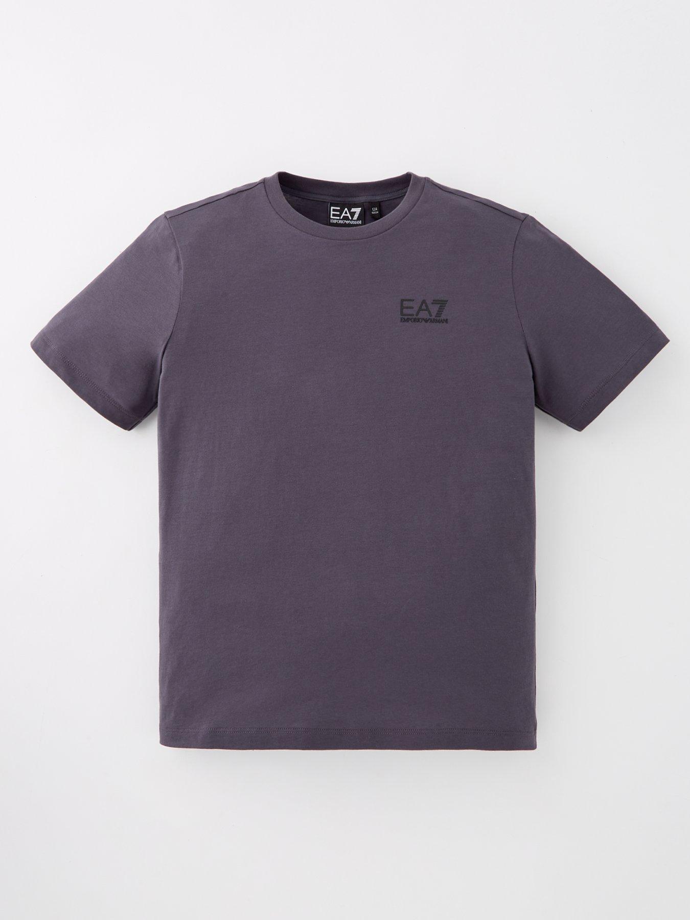 undefined Boys Core Id Short Sleeve T-Shirt - Dark Grey