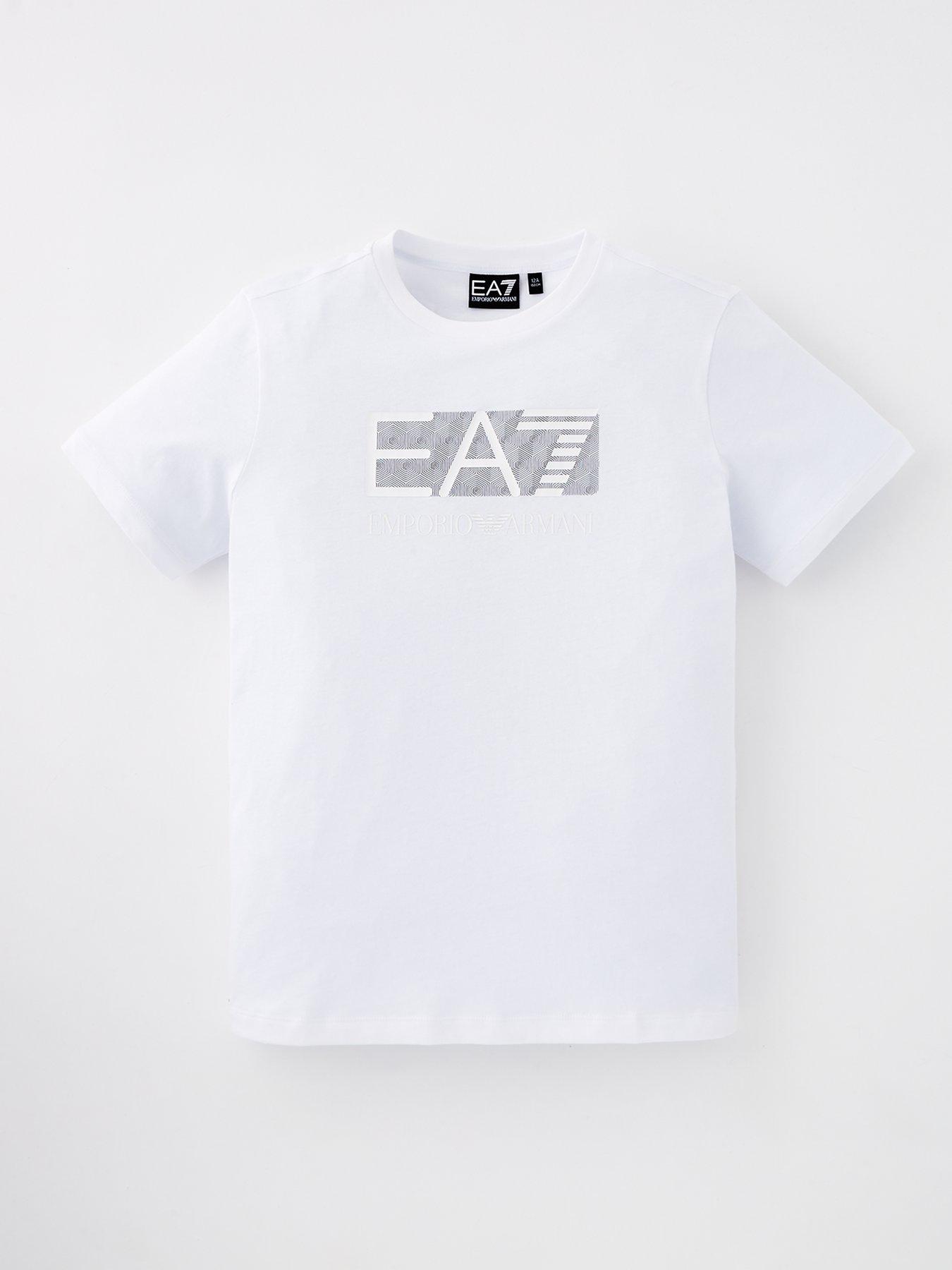undefined Boys Train Visibility Short Sleeve T-Shirt - White