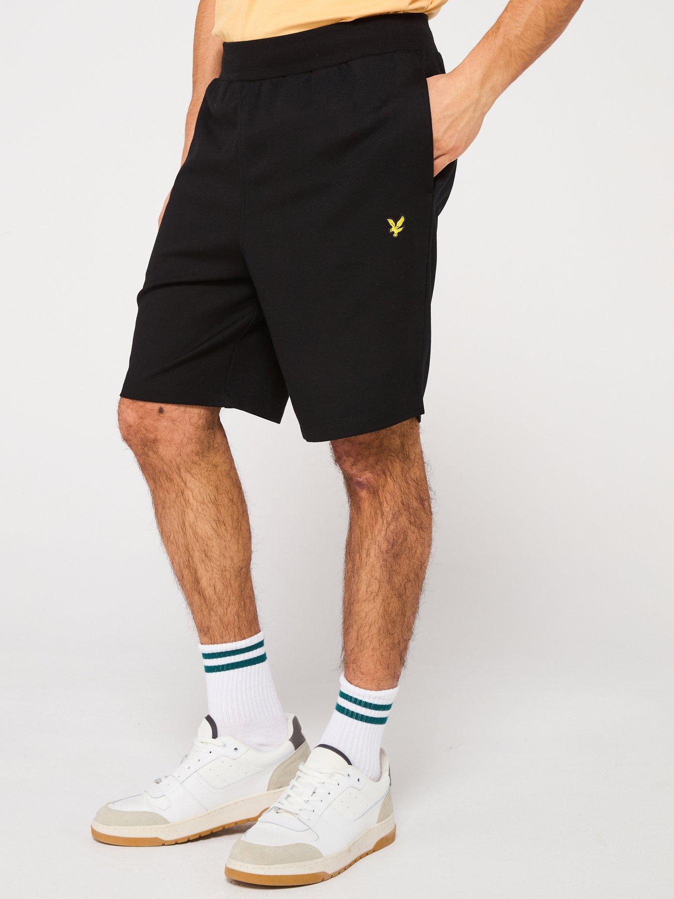 undefined Mens Fly Fleece Shorts - Black