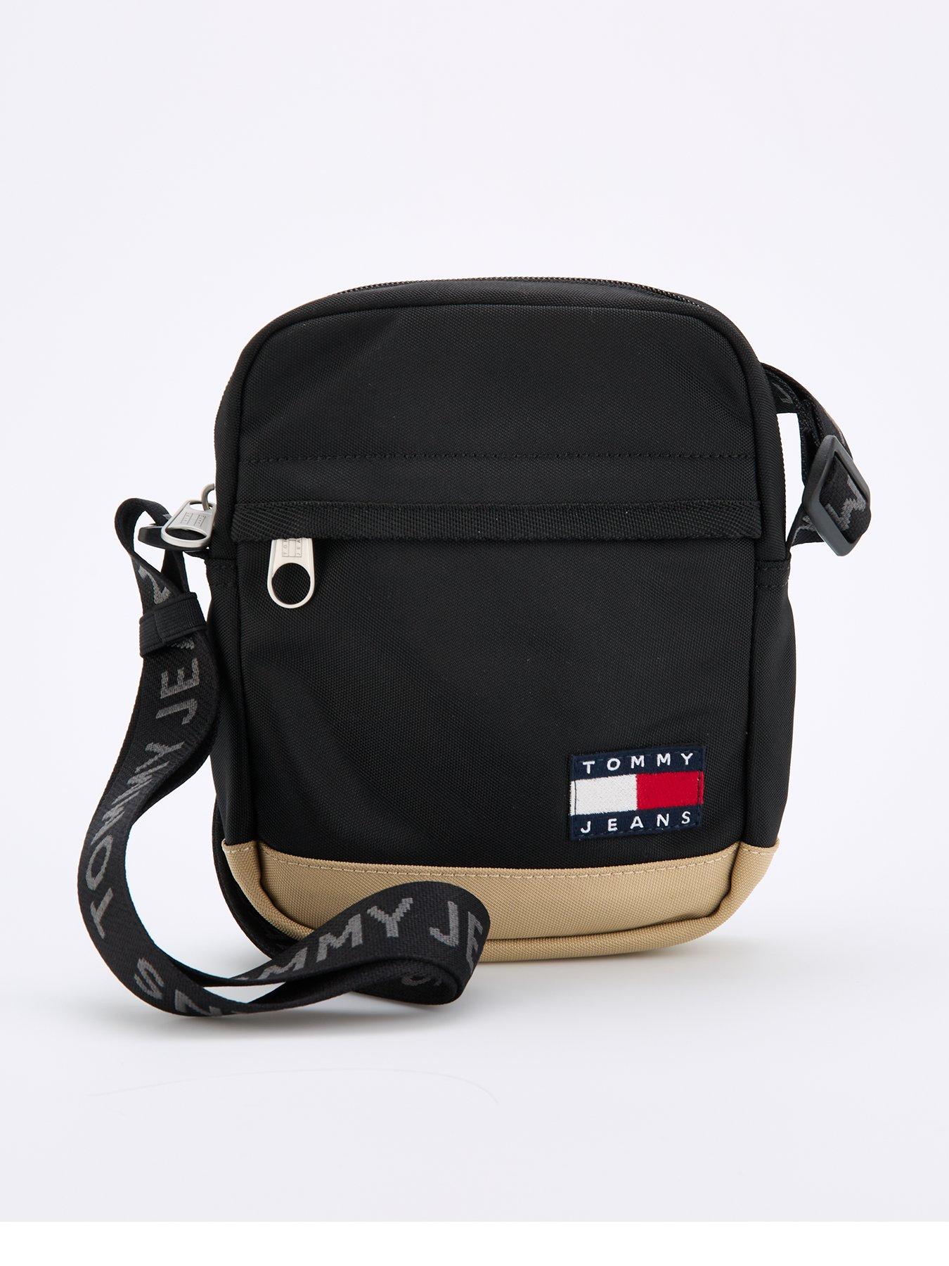undefined Essential Daily Squared Reporter Crossover Bag - Black