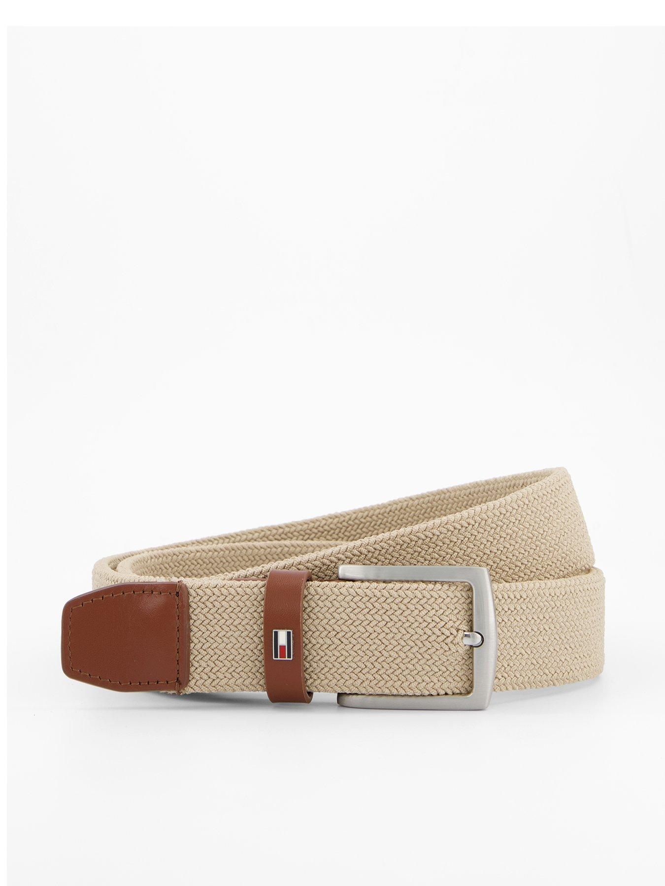 undefined Denton 3.5cm Canvas Webbing Belt - Beige