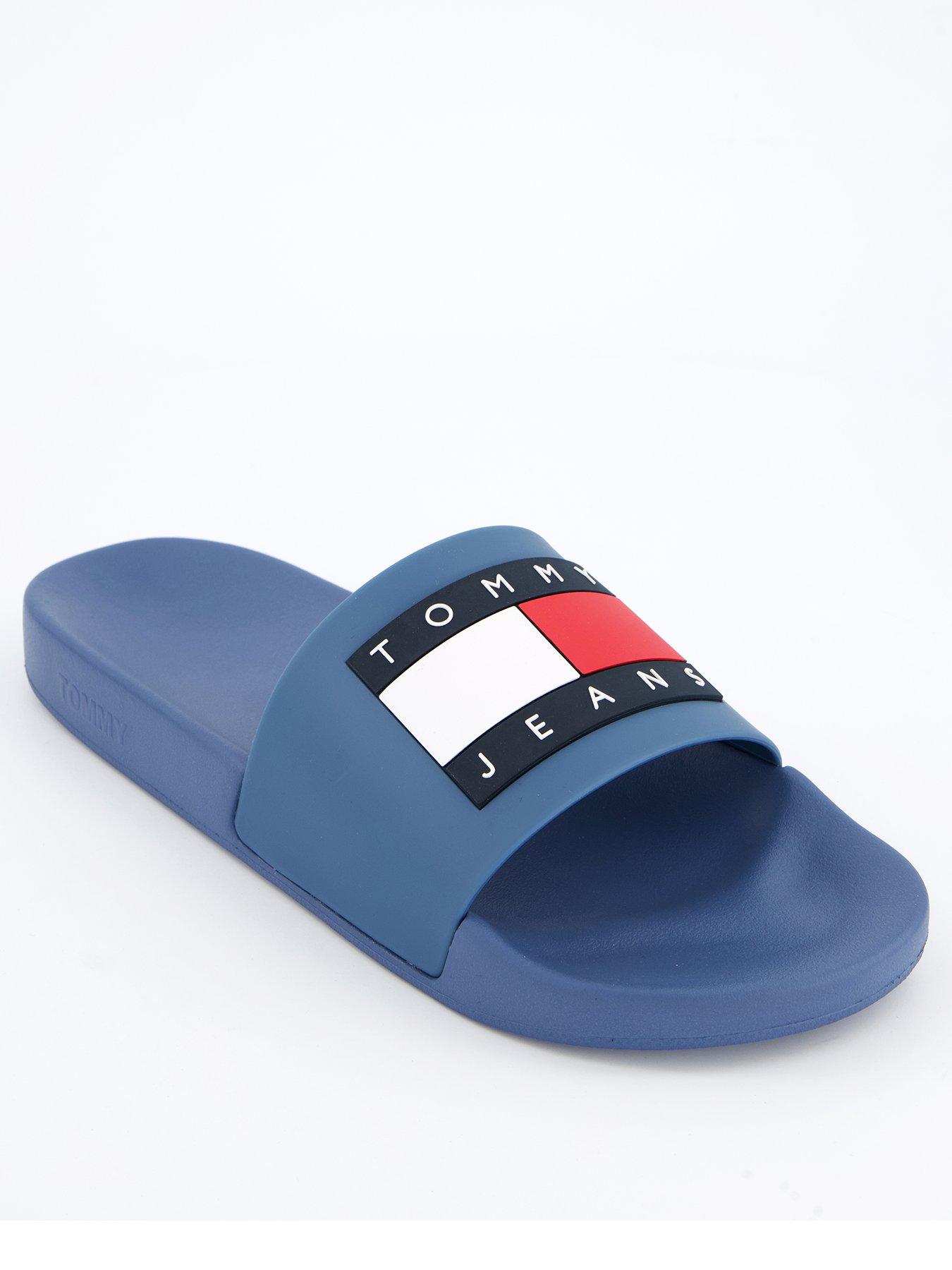 undefined Flag Logo Pool Sliders - Light Blue