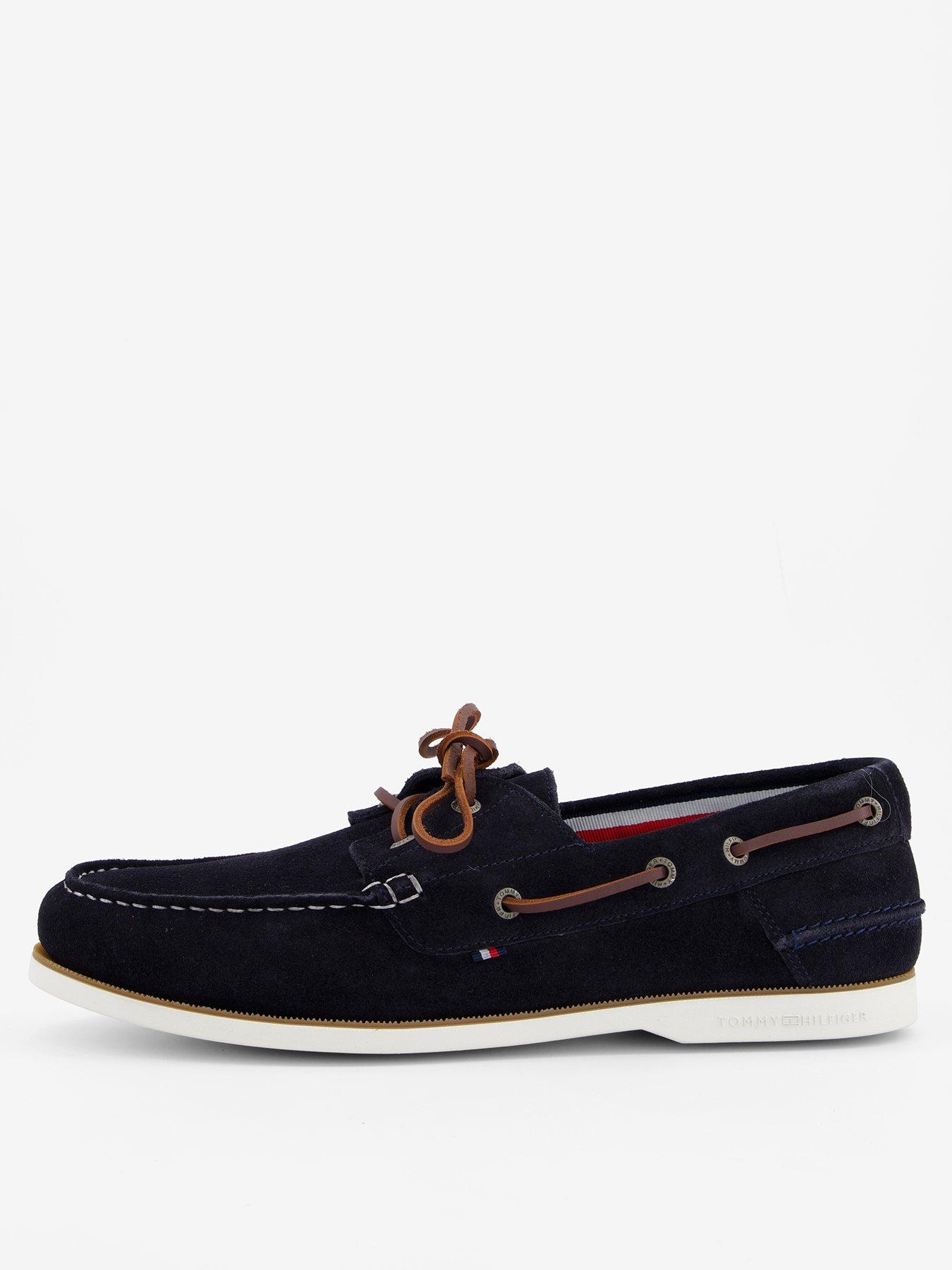undefined Th Core Suede Boat Shoe - Navy