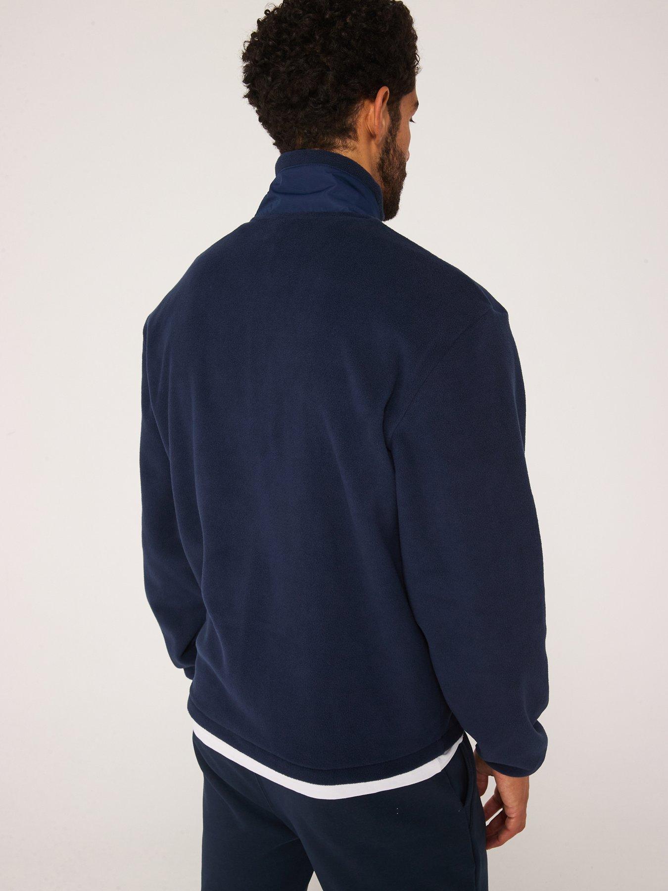 Image 2 of 6 of Ellesse Mens Maseben Fleece Jacket - Navy