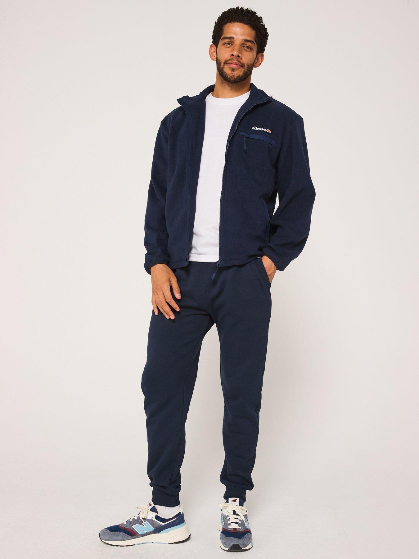 Image 3 of 6 of Ellesse Mens Maseben Fleece Jacket - Navy