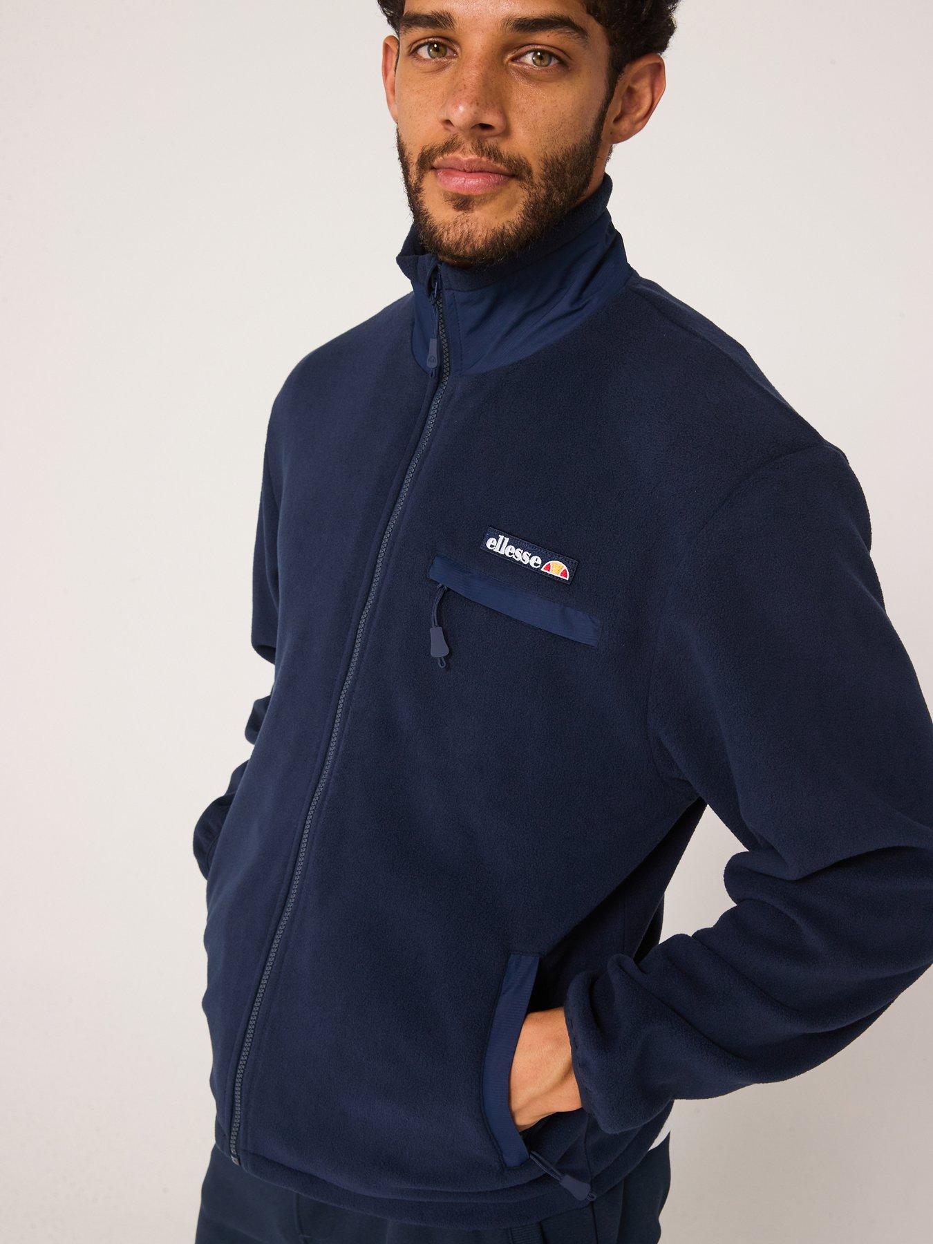 Image 5 of 6 of Ellesse Mens Maseben Fleece Jacket - Navy