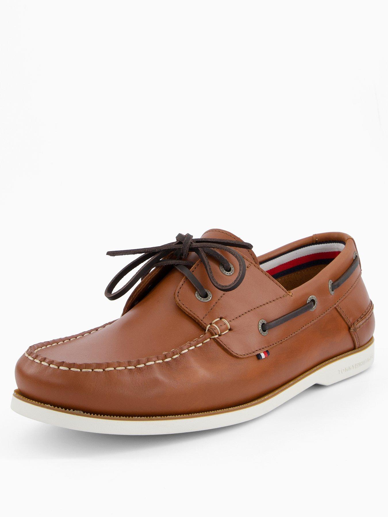 Image 2 of 7 of Tommy Hilfiger Th Boat Shoe Core Lth Boat Shoes - Brown
