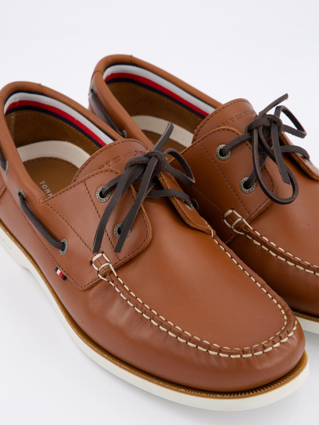 Image 5 of 7 of Tommy Hilfiger Th Boat Shoe Core Lth Boat Shoes - Brown