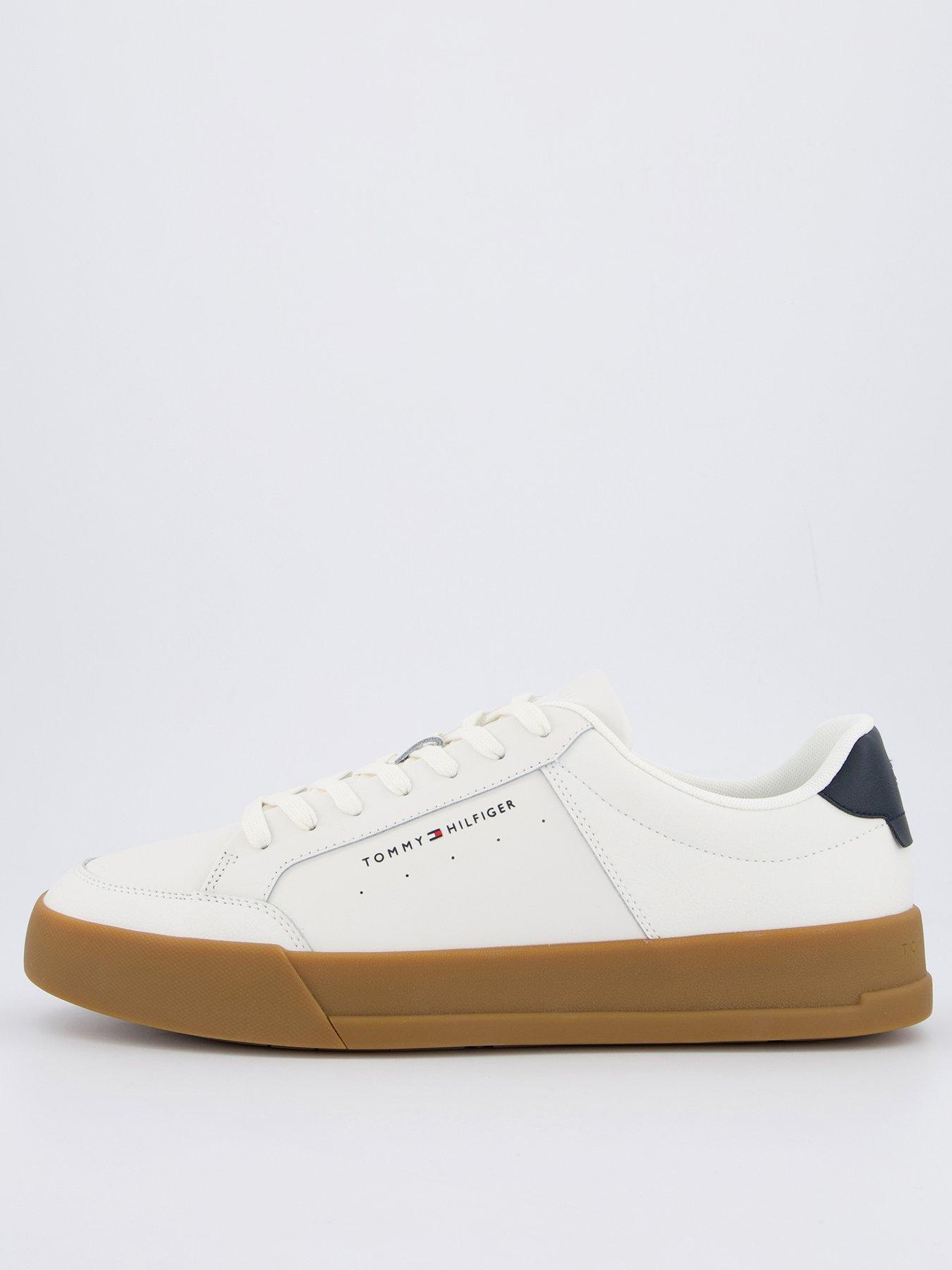 undefined Court Mix Lth Trainers - Off White