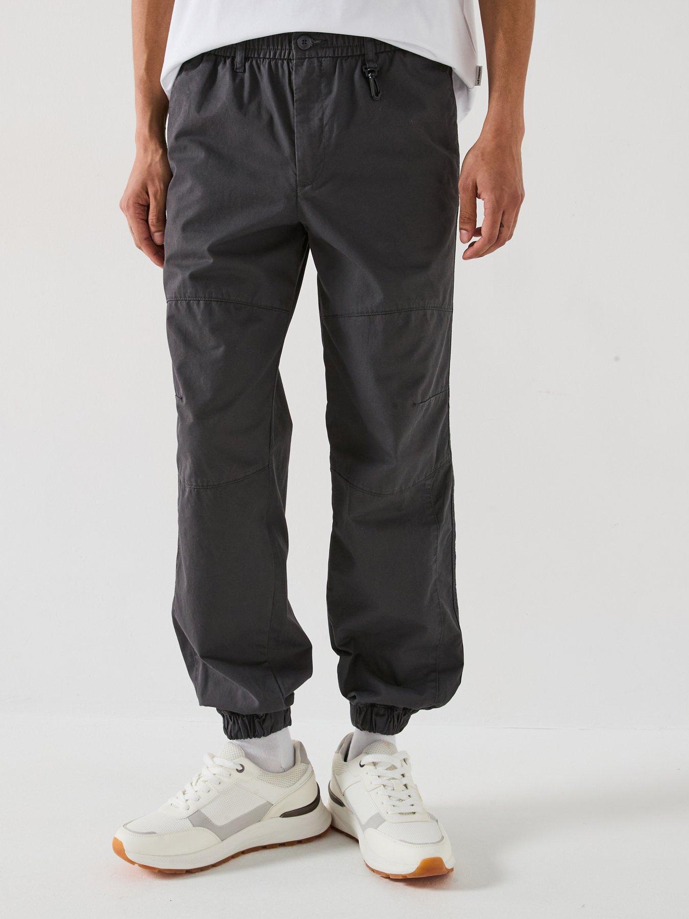 undefined Karl Walker Loose Fit Cuffed Joggers - Black