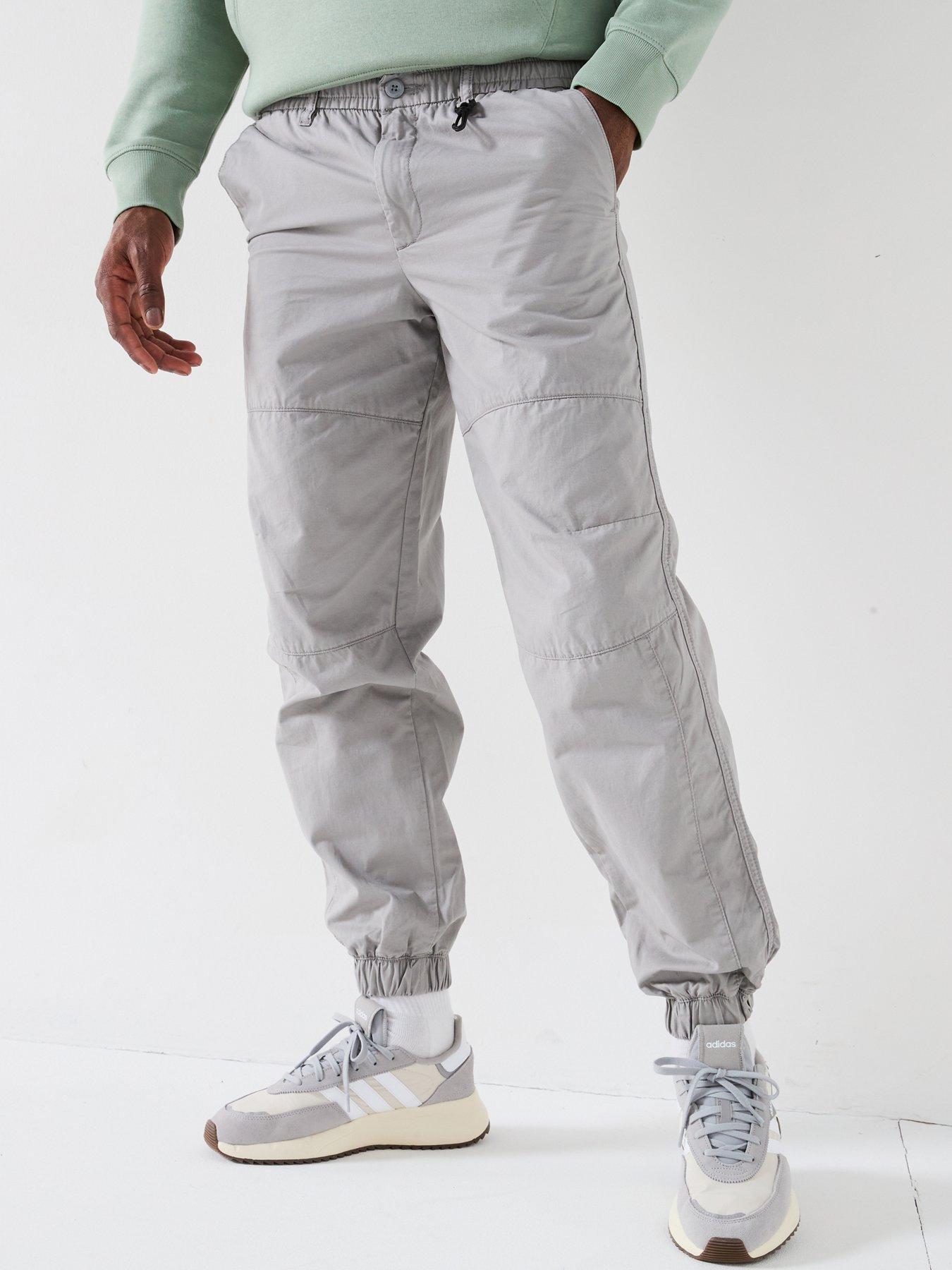 undefined Karl Walker Loose Fit Cuffed Joggers - Grey