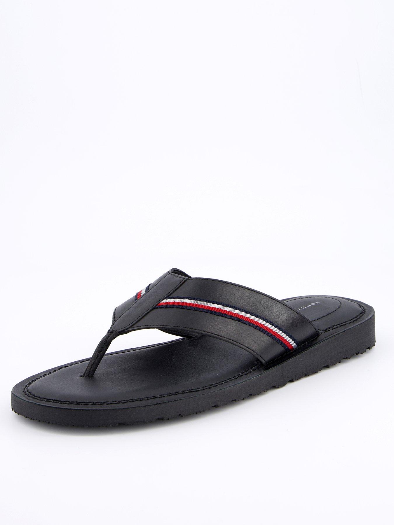 undefined Core Hilfiger Toe Post Sandals - Black