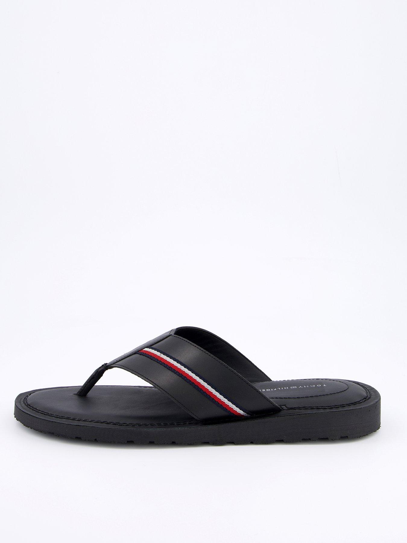 Image 2 of 6 of Tommy Hilfiger Core Toe Post Sandals - Black
