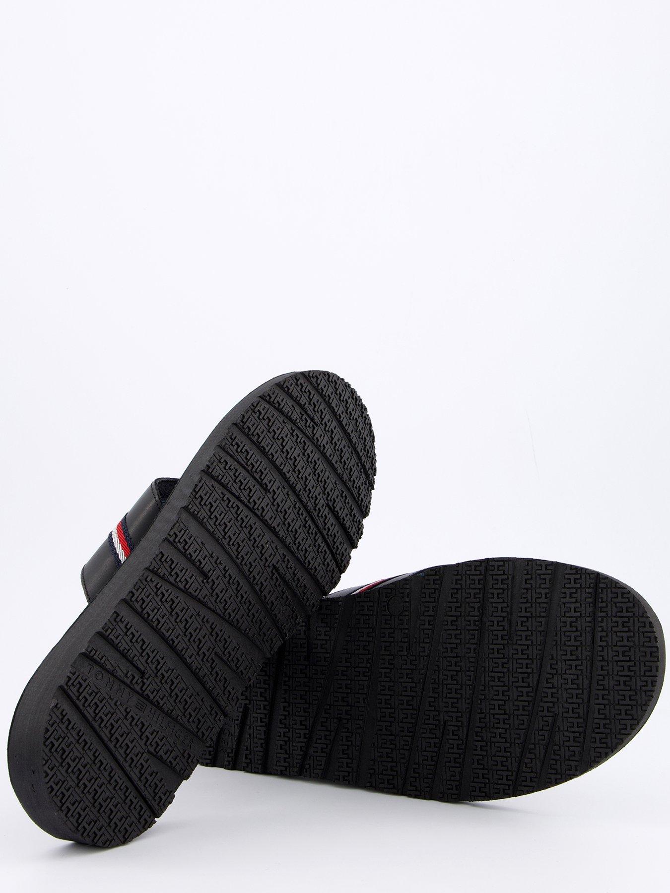 Image 4 of 6 of Tommy Hilfiger Core Toe Post Sandals - Black