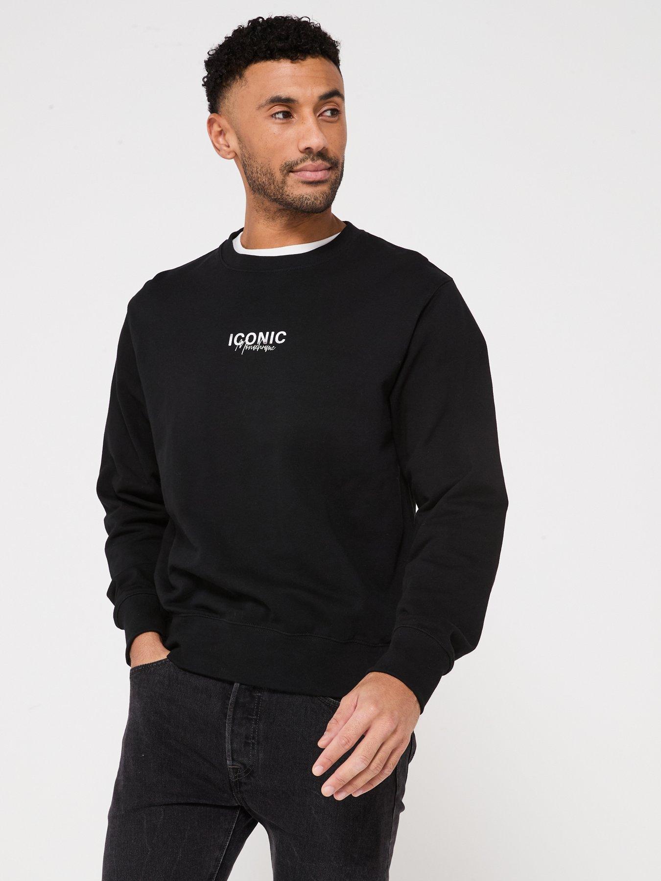 undefined Graphic Back Print Sweatshirt - Black