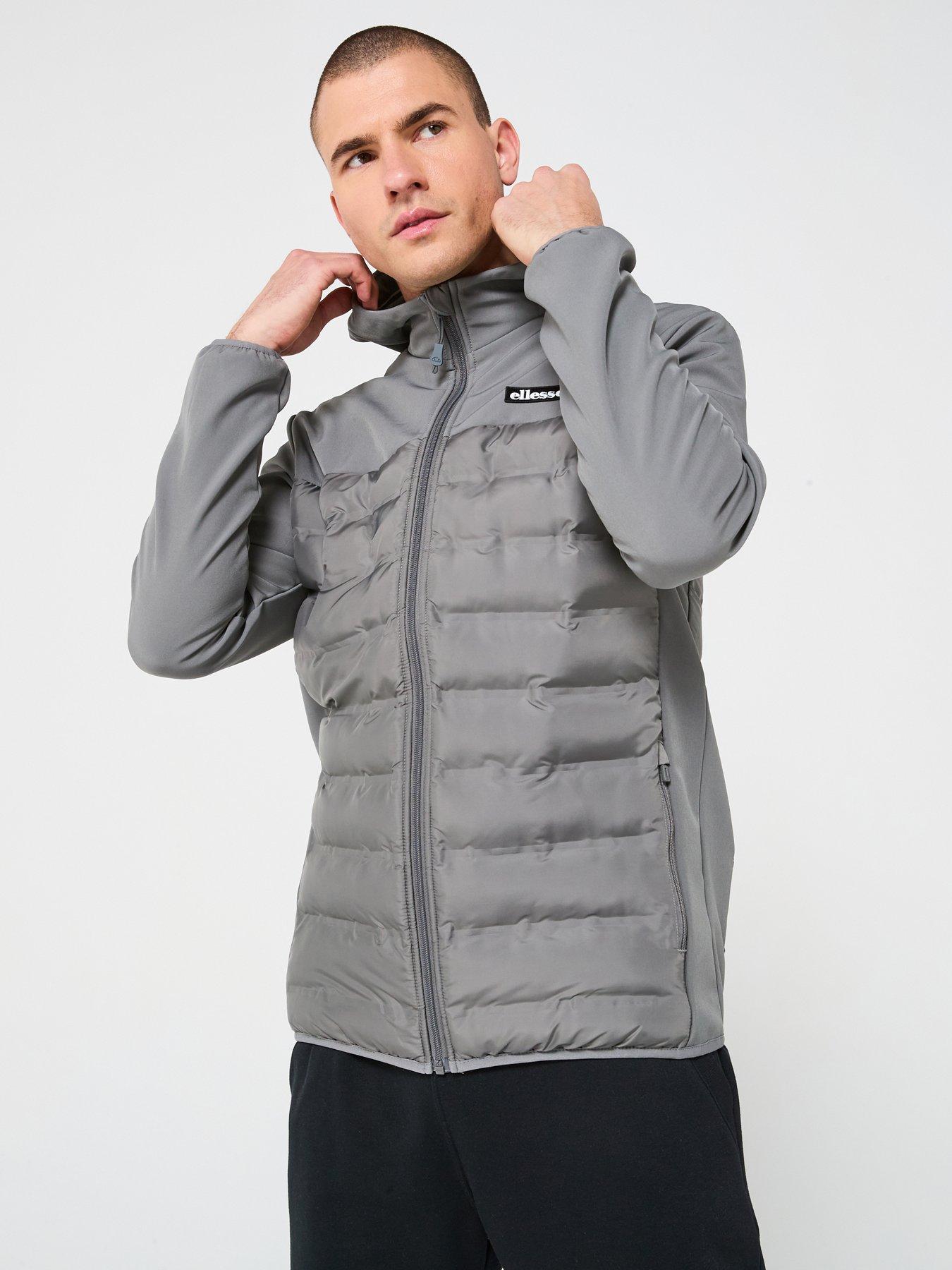 Image 1 of 5 of Ellesse Mens Cassiano Full- Zip Jacket - Dark Grey