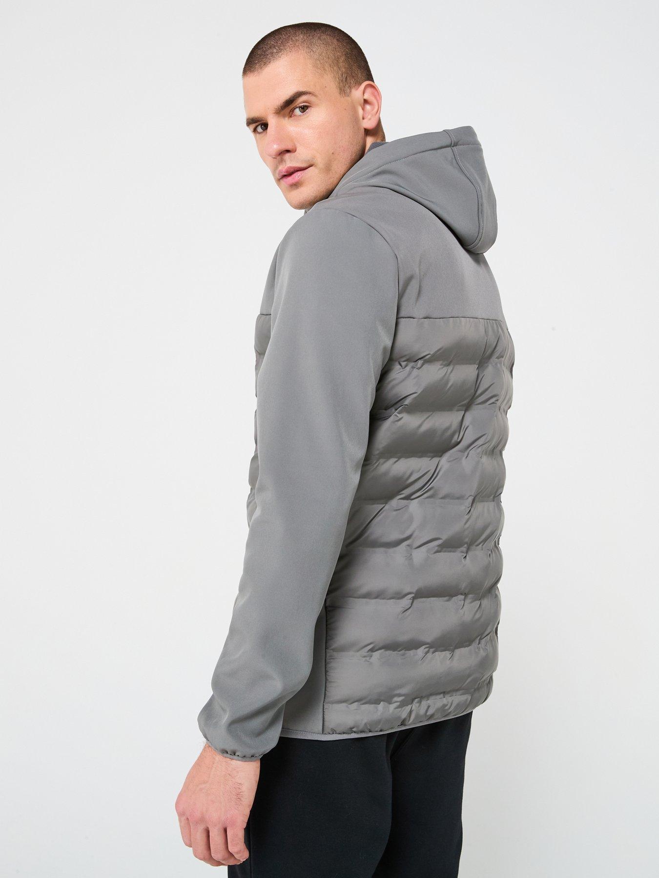 Image 2 of 5 of Ellesse Mens Cassiano Full- Zip Jacket - Dark Grey