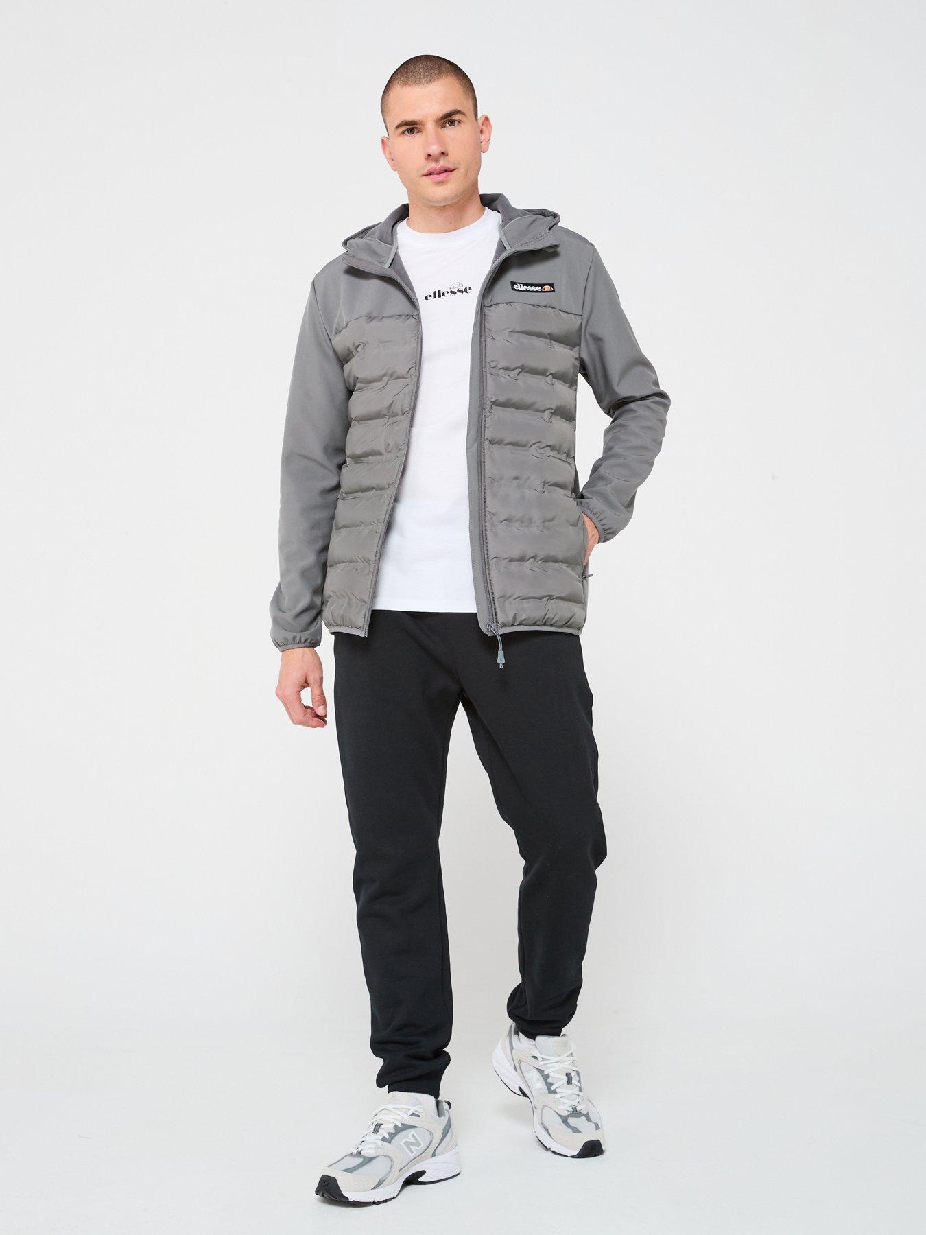 Image 3 of 5 of Ellesse Mens Cassiano Full- Zip Jacket - Dark Grey