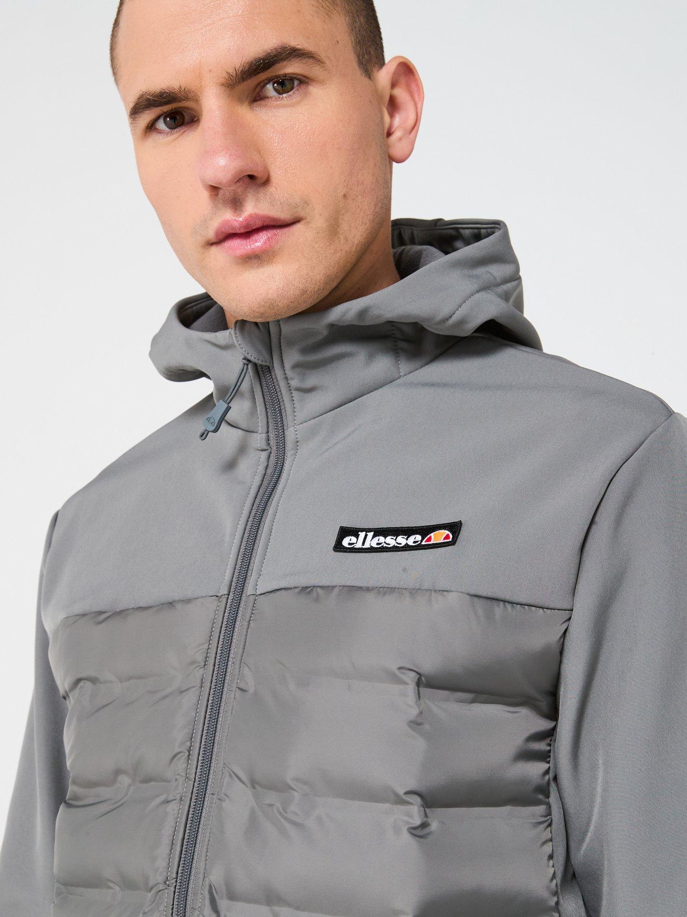 Image 5 of 5 of Ellesse Mens Cassiano Full- Zip Jacket - Dark Grey