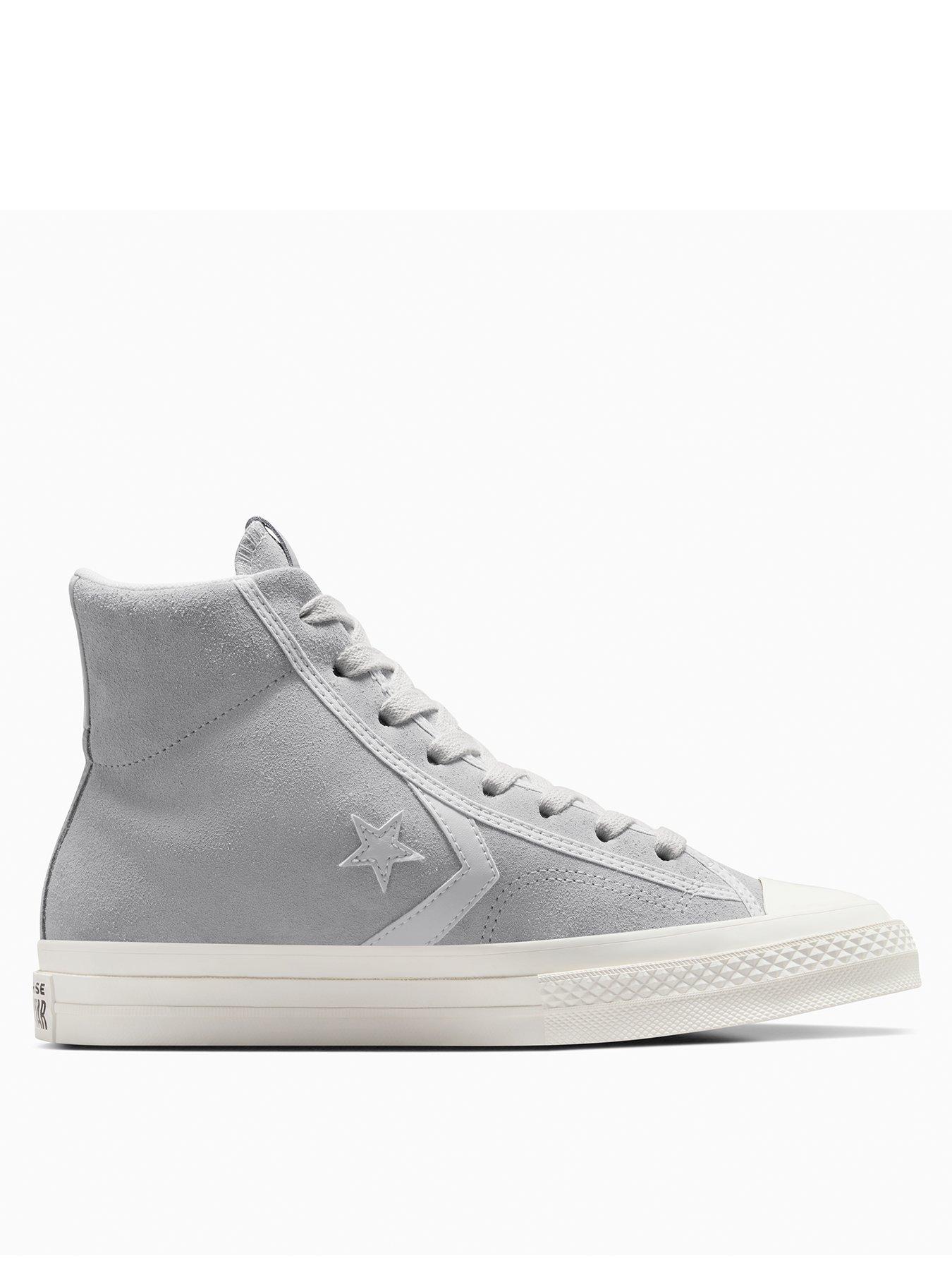 undefined Mens Star Player 76 Suede Hi-Top - Grey
