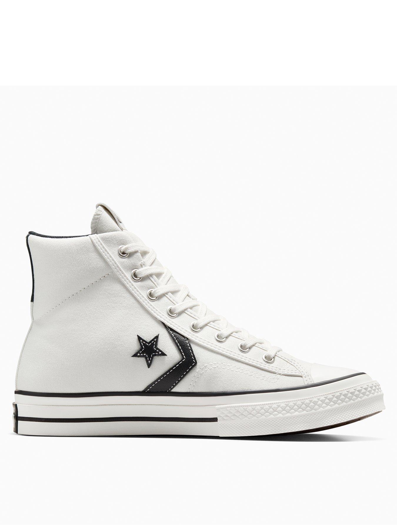undefined Mens Star Player 76 Canvas Hi-Top - White