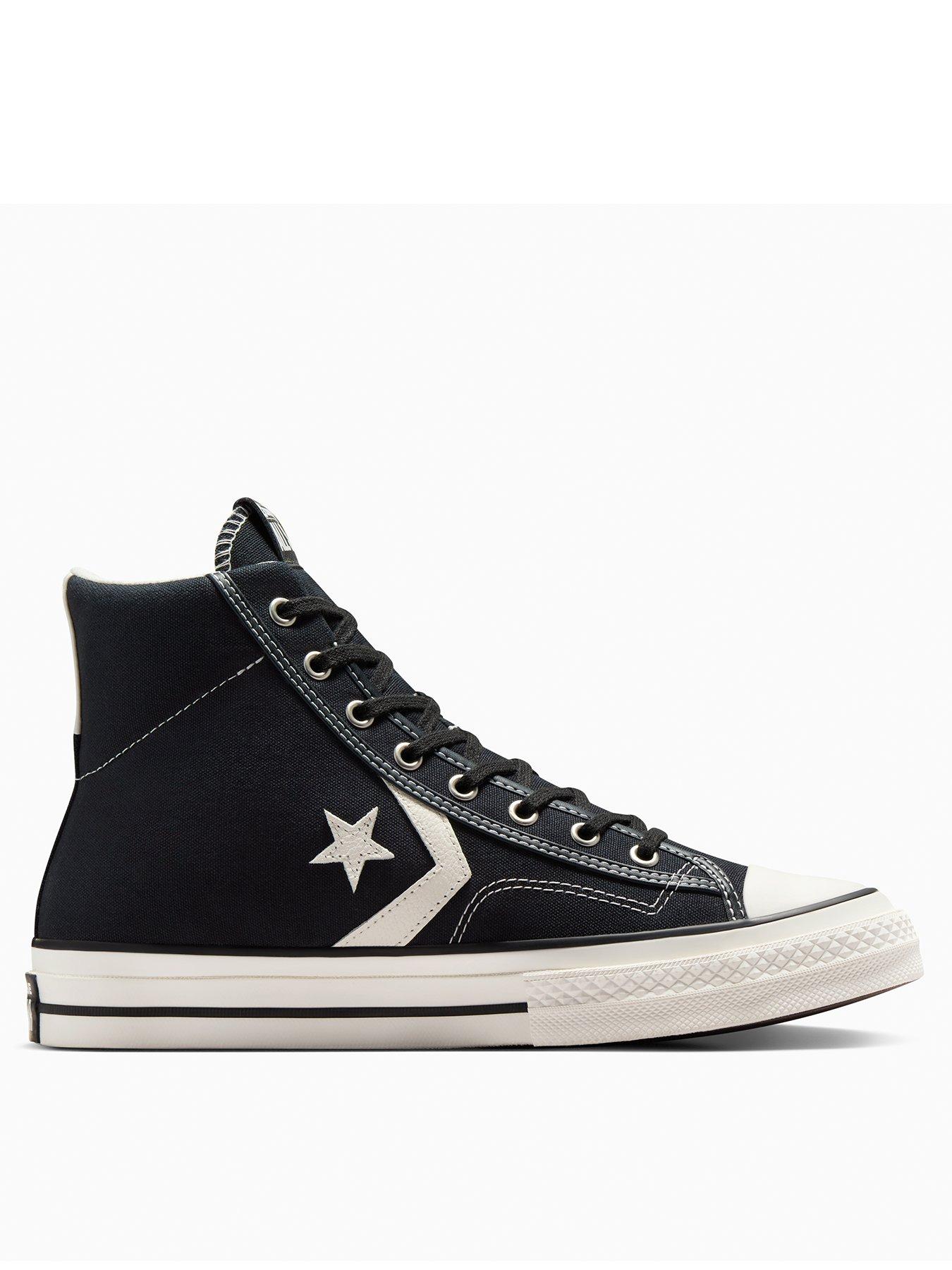 undefined Mens Star Player 76 Canvas Hi-Top - Black