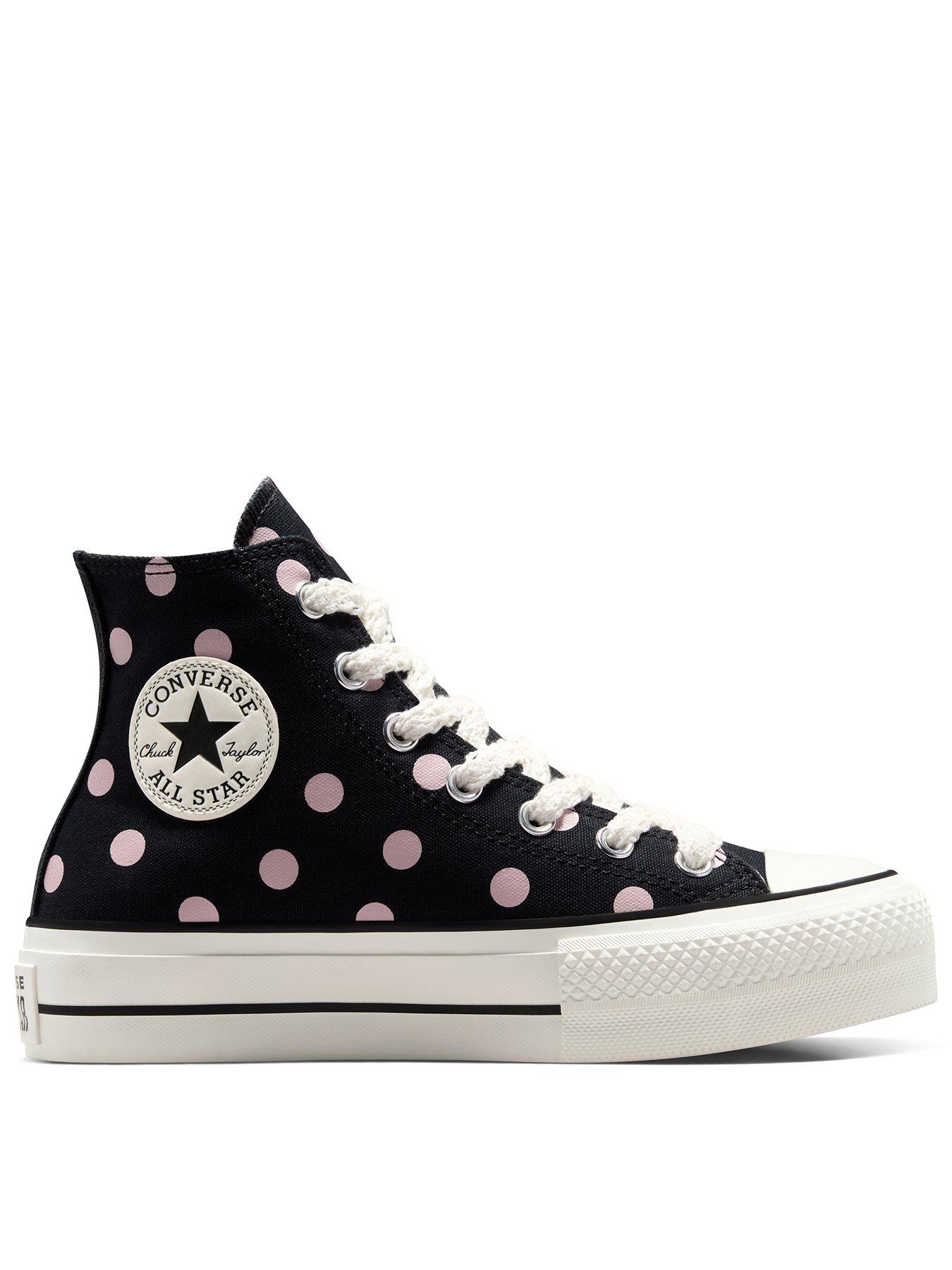 undefined Women's Chuck Taylor All Star Lift Canvas Hi-Top Trainers - Black