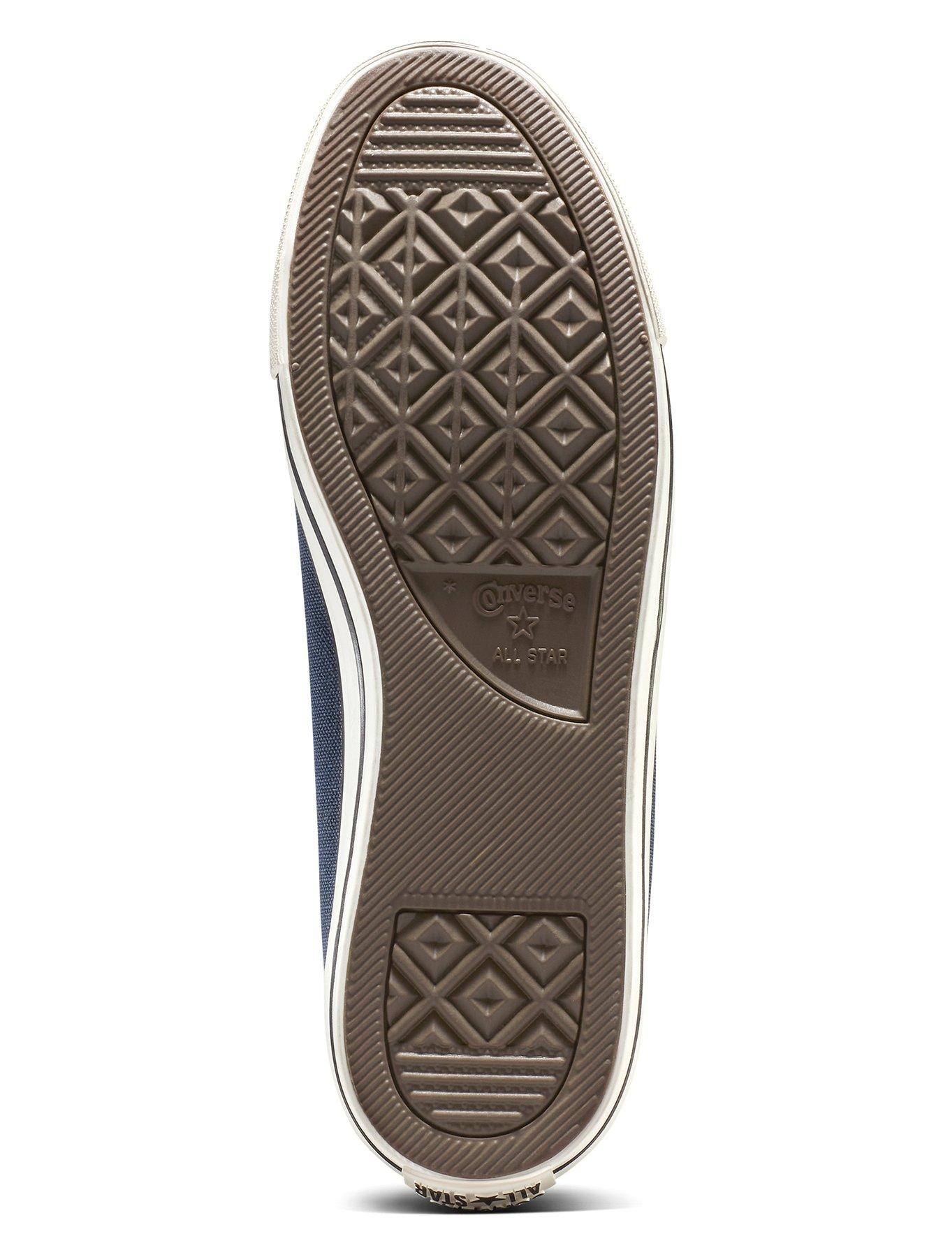 Image 5 of 7 of Converse Womens Chuck Taylor All Star Dainty Ballerina Canvas Slip/Egret/ - Navy
