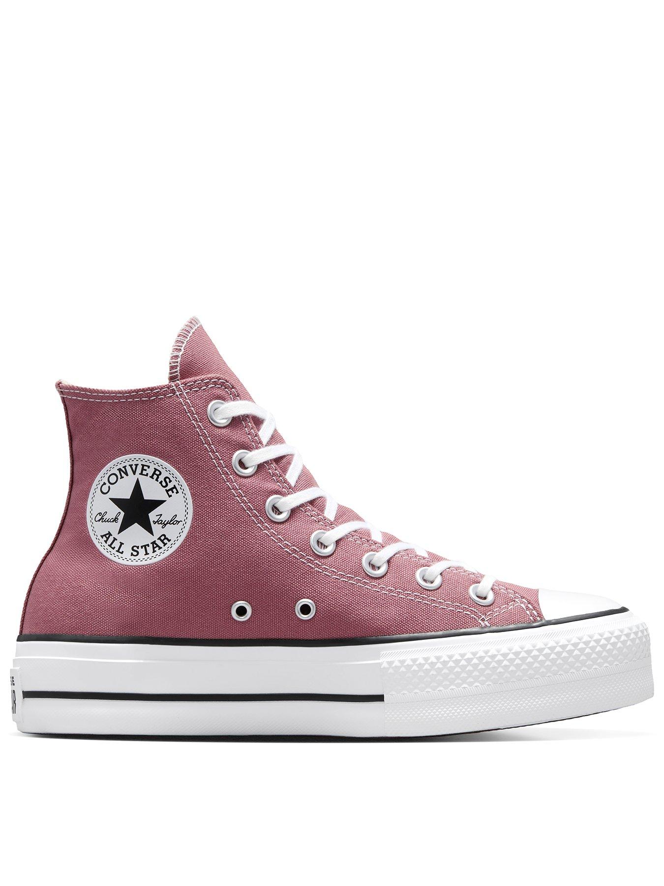 Image 1 of 7 of Converse Womens Chuck Taylor All Star Lift Canvas Hilight Saddle/Natural Ivory/Black - Brown
