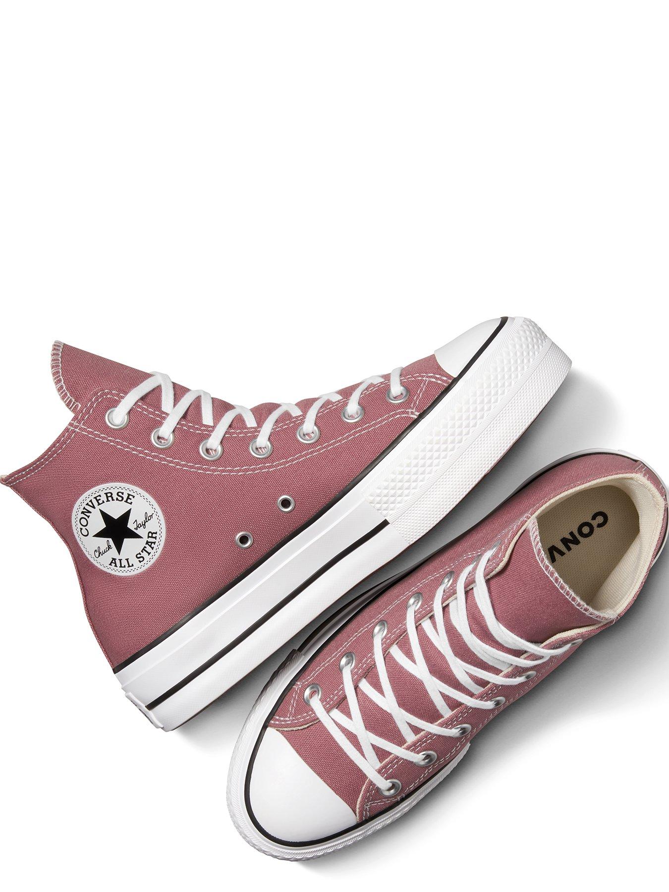 Image 4 of 7 of Converse Womens Chuck Taylor All Star Lift Canvas Hilight Saddle/Natural Ivory/Black - Brown