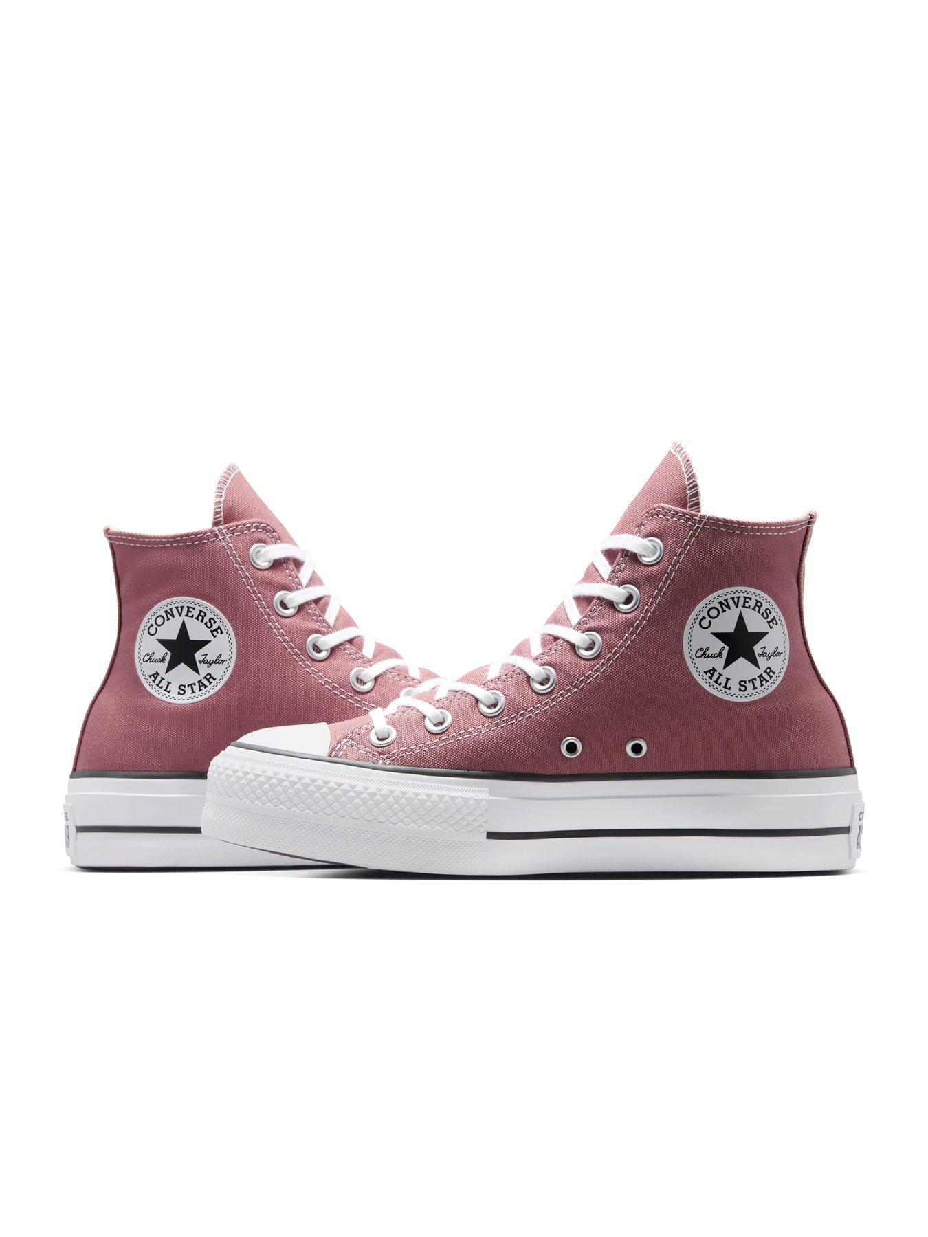 Image 7 of 7 of Converse Womens Chuck Taylor All Star Lift Canvas Hilight Saddle/Natural Ivory/Black - Brown