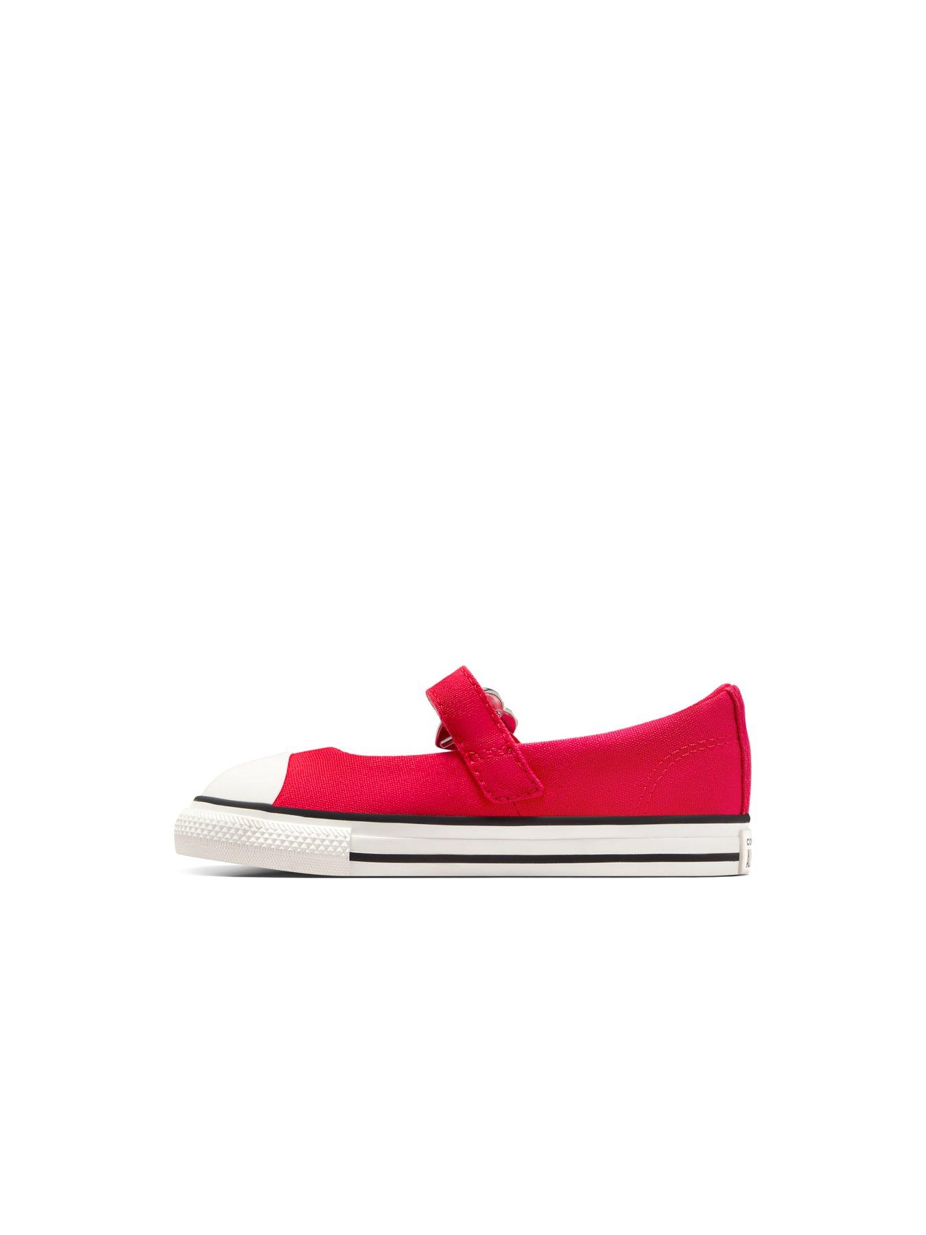 Image 6 of 7 of Converse Kids Chuck Taylor All Star Dainty Mary Jane Canvas Ox - Red