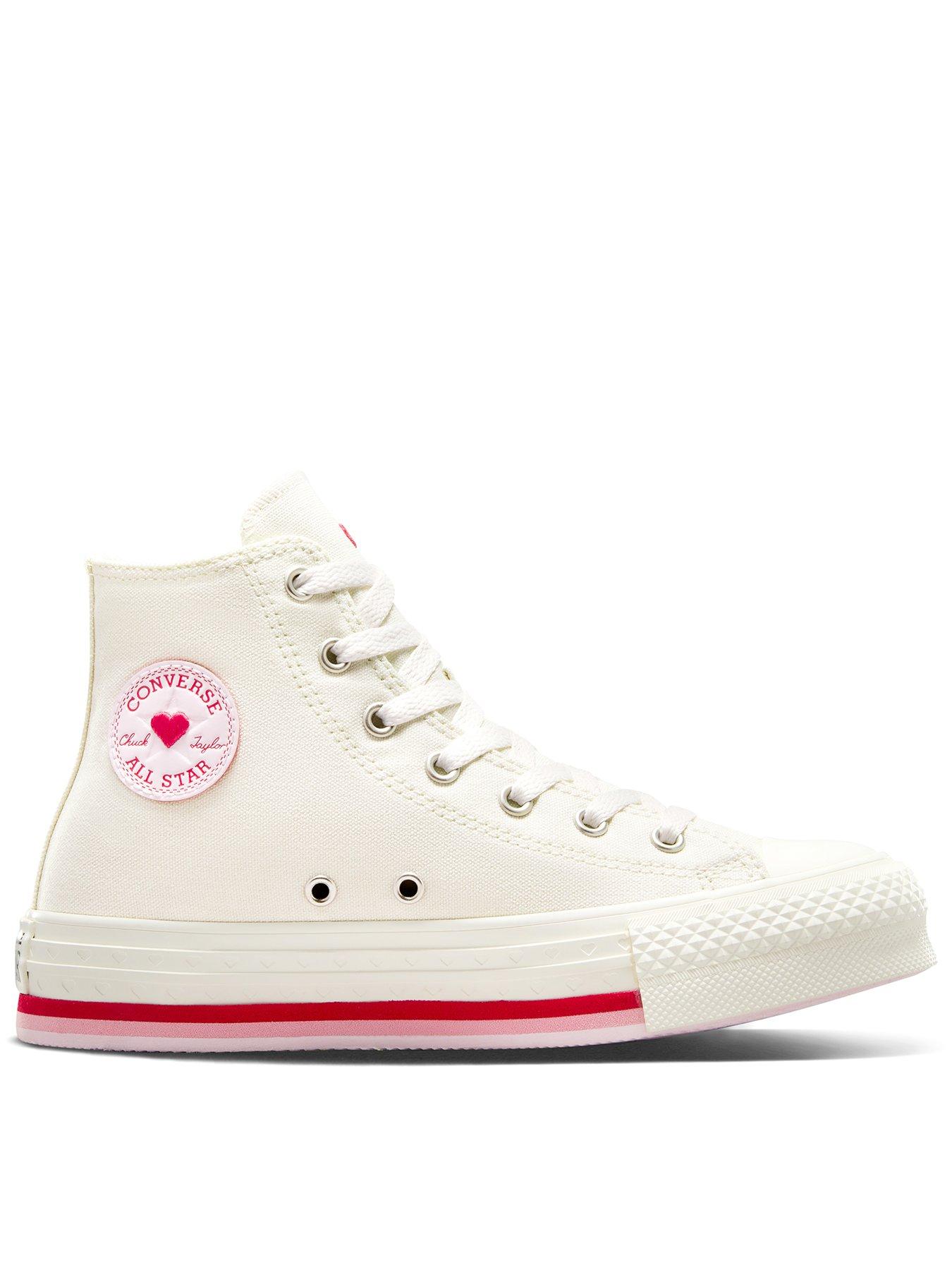 undefined Kids Chuck Taylor All Star Eva Lift Canvas Hi Top - White