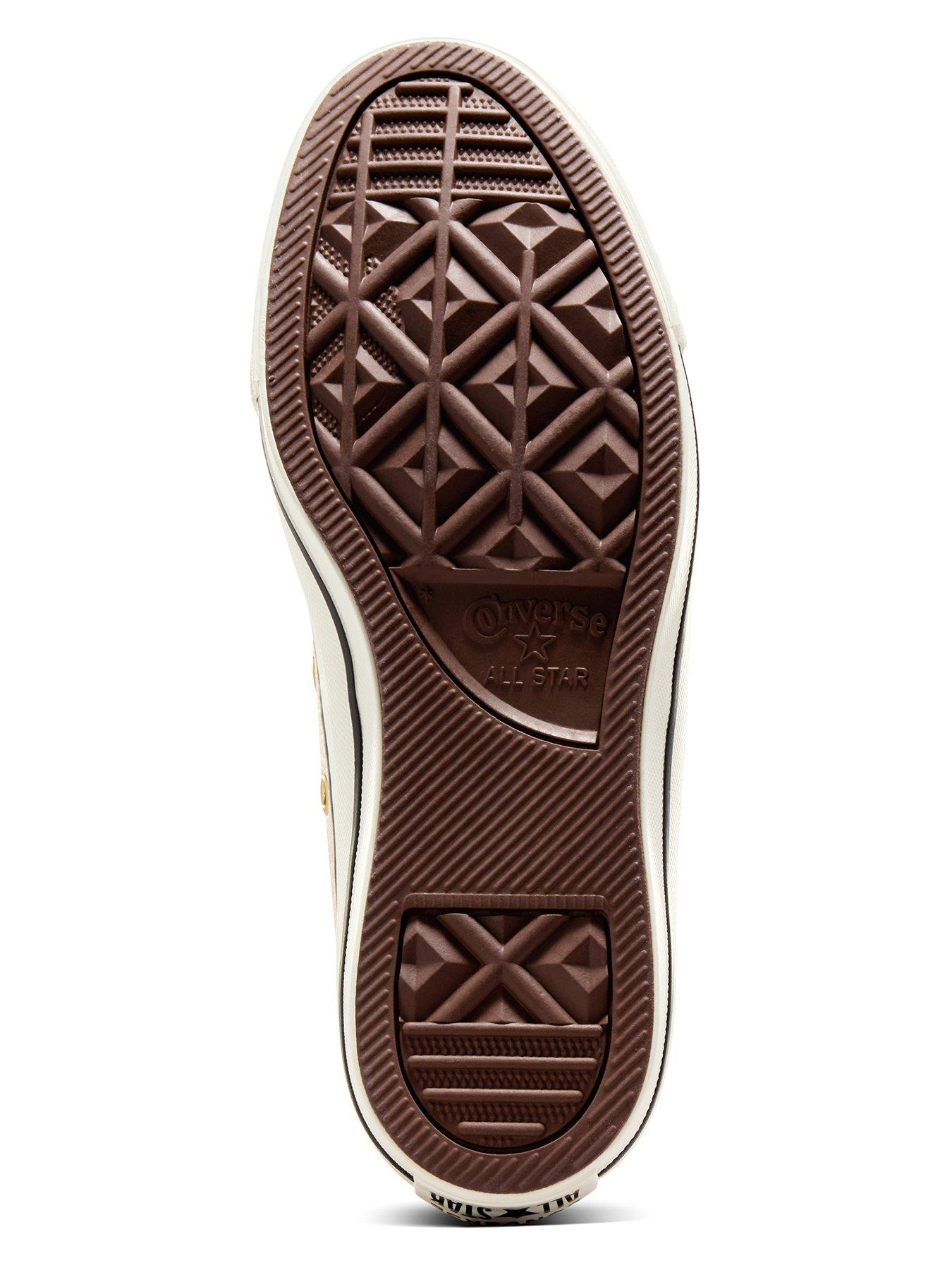 Image 5 of 7 of Converse Womens Chuck Taylor All Star Leather Ox -pink