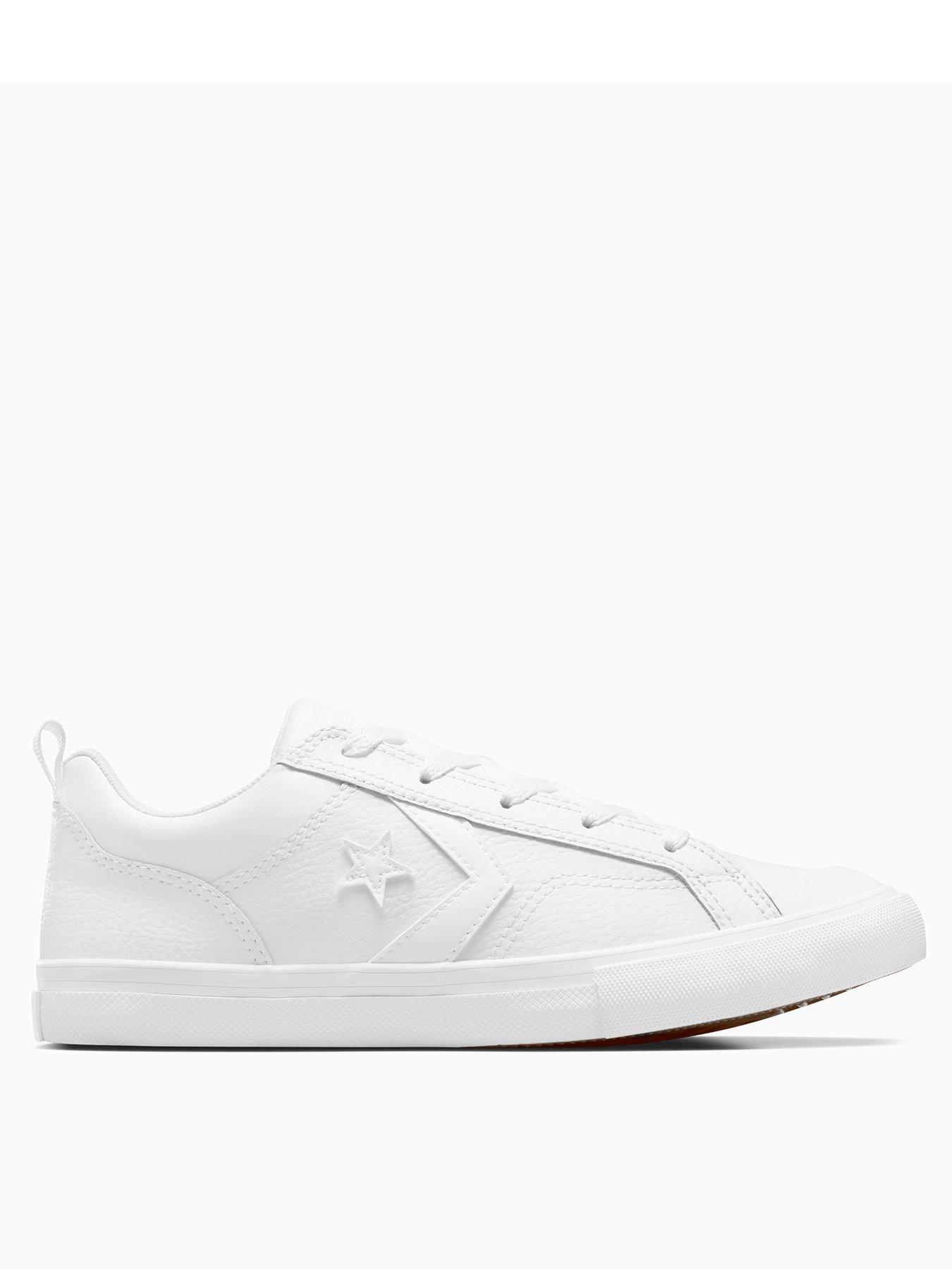 undefined Kids Pro Blaze Leather Ox - White