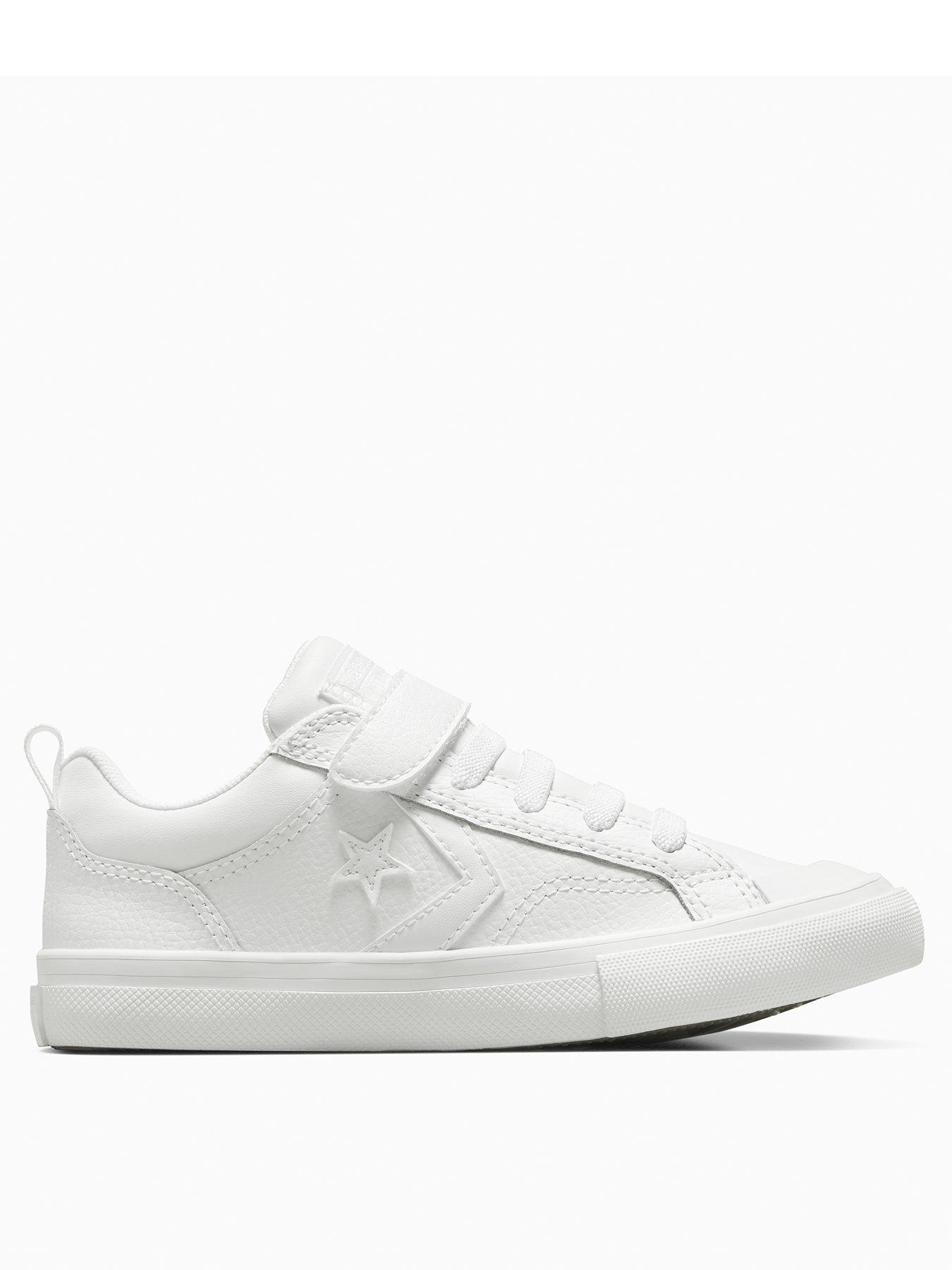 undefined Kids Pro Blaze Strap Leather Ox - White