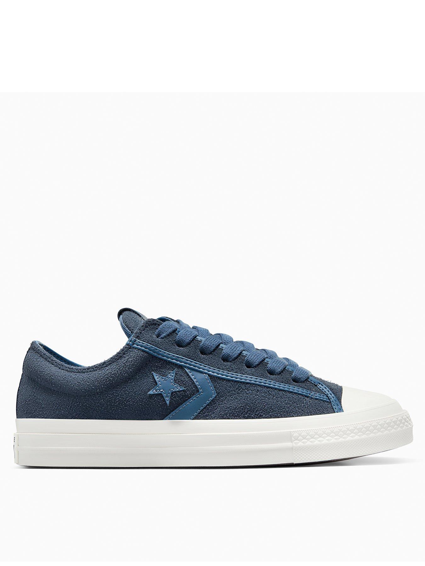 undefined Men's Star Player 76 Suede Trainers - Navy