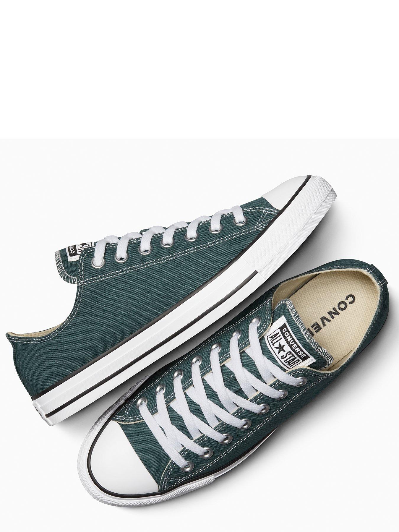 Image 4 of 7 of Converse Men's Chuck Taylor All Star Canvas Ox Trainers - Beige
